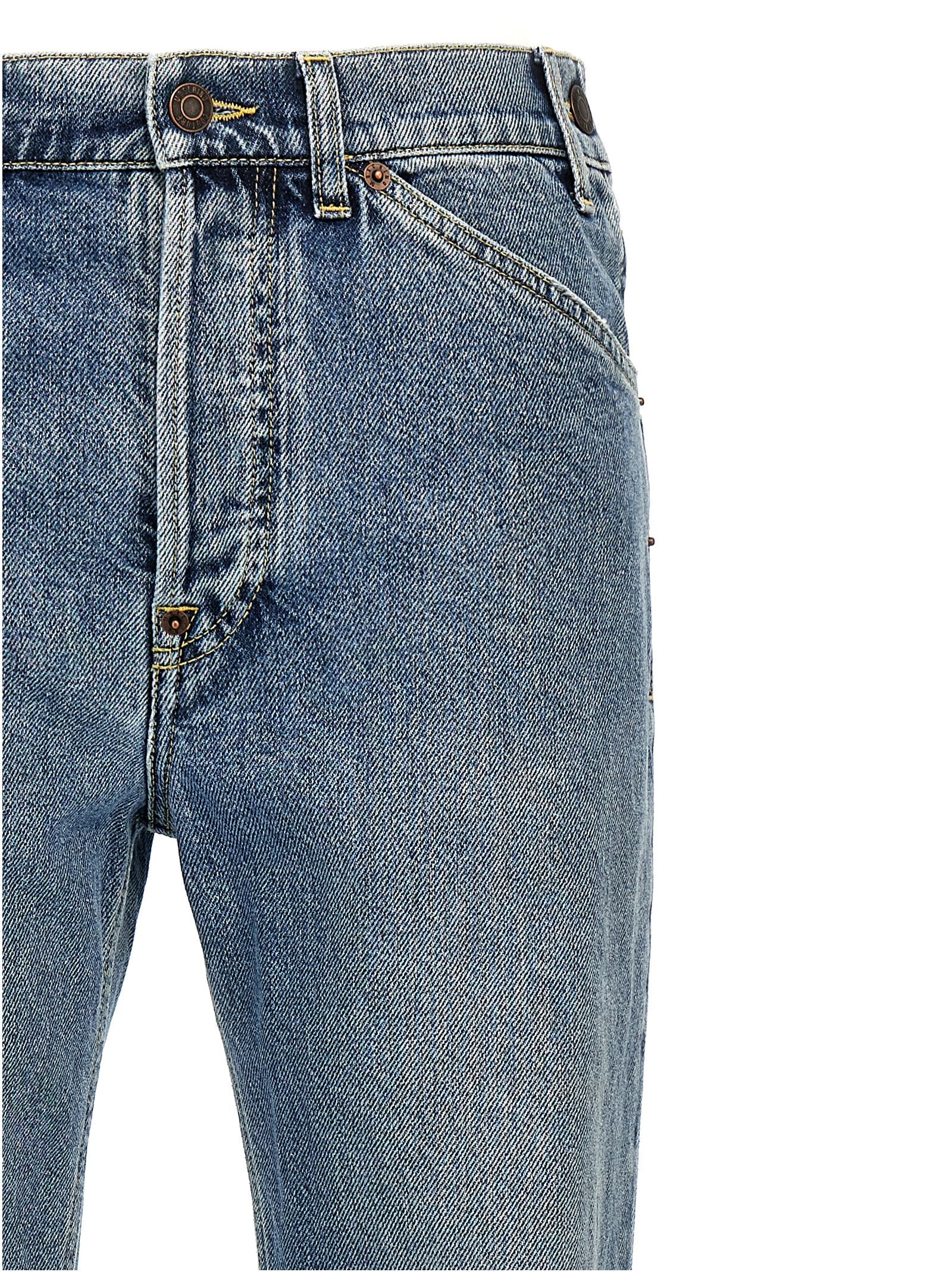 Experience the allure of Moschino Blue Cotton Straight-Leg Jeans, where exquisite craftsmanship meets timeless elegance, perfect for the discerning fashion lover.