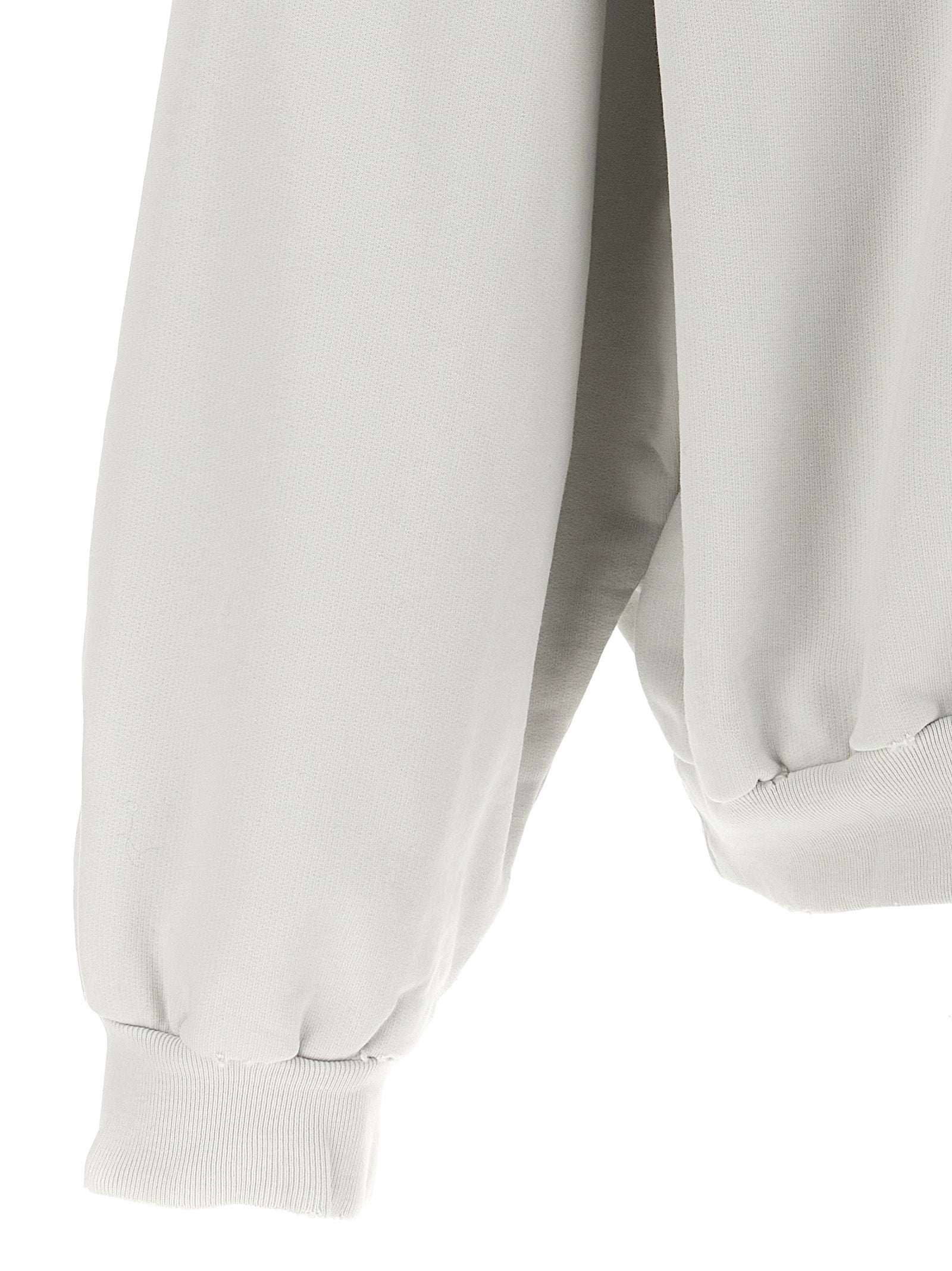 Balenciaga White Cotton Sweatshirt | Designer Luxury Couture