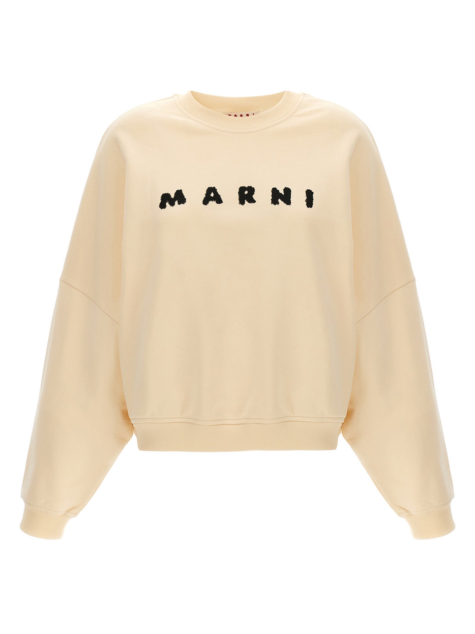 Elevate your style with the Marni White Cotton Sweatshirt, a luxurious blend of comfort and sophistication, crafted in Portugal for the discerning individual.