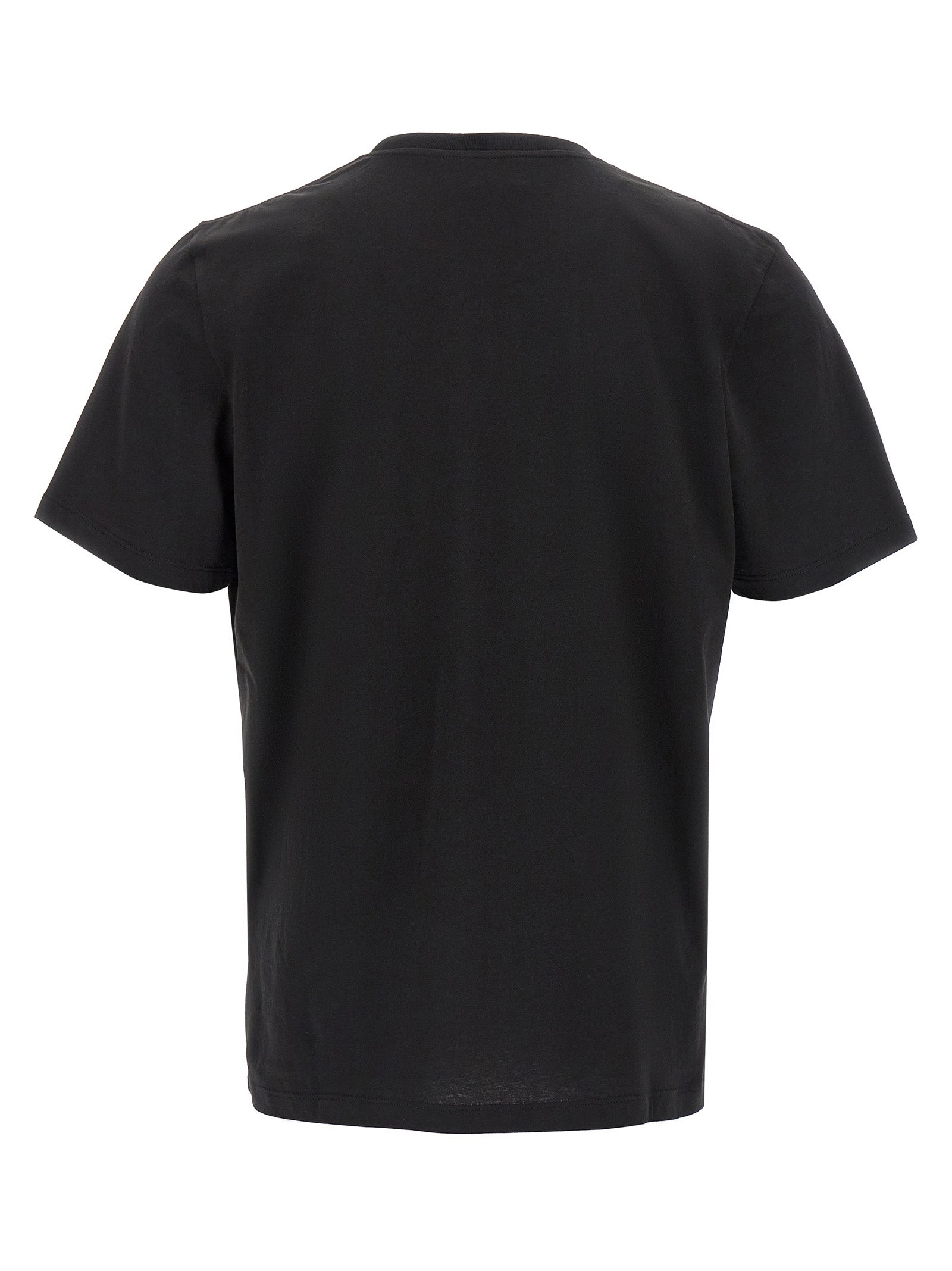 Elevate your wardrobe with the Saint Laurent Black Cotton T-Shirt, a masterpiece of artisanal luxury, featuring exquisite Cassandre embroidery and crafted from 100% cotton.