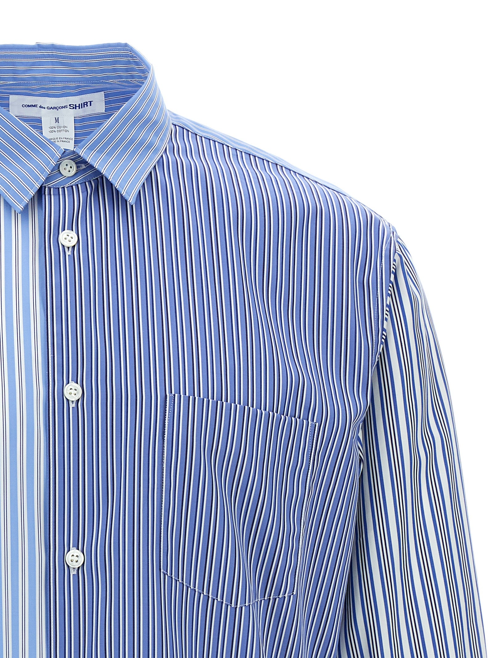 Comme Des Garçons Multicolor Cotton Blouse