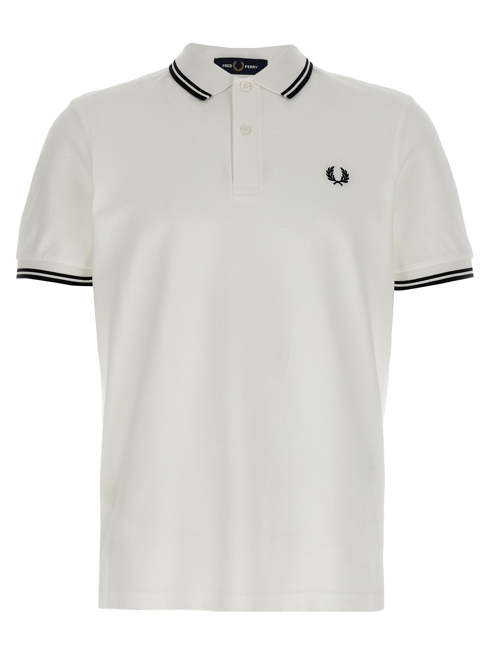 Comme Des Garçons White Cotton Polo Shirt – Designer Luxury Couture