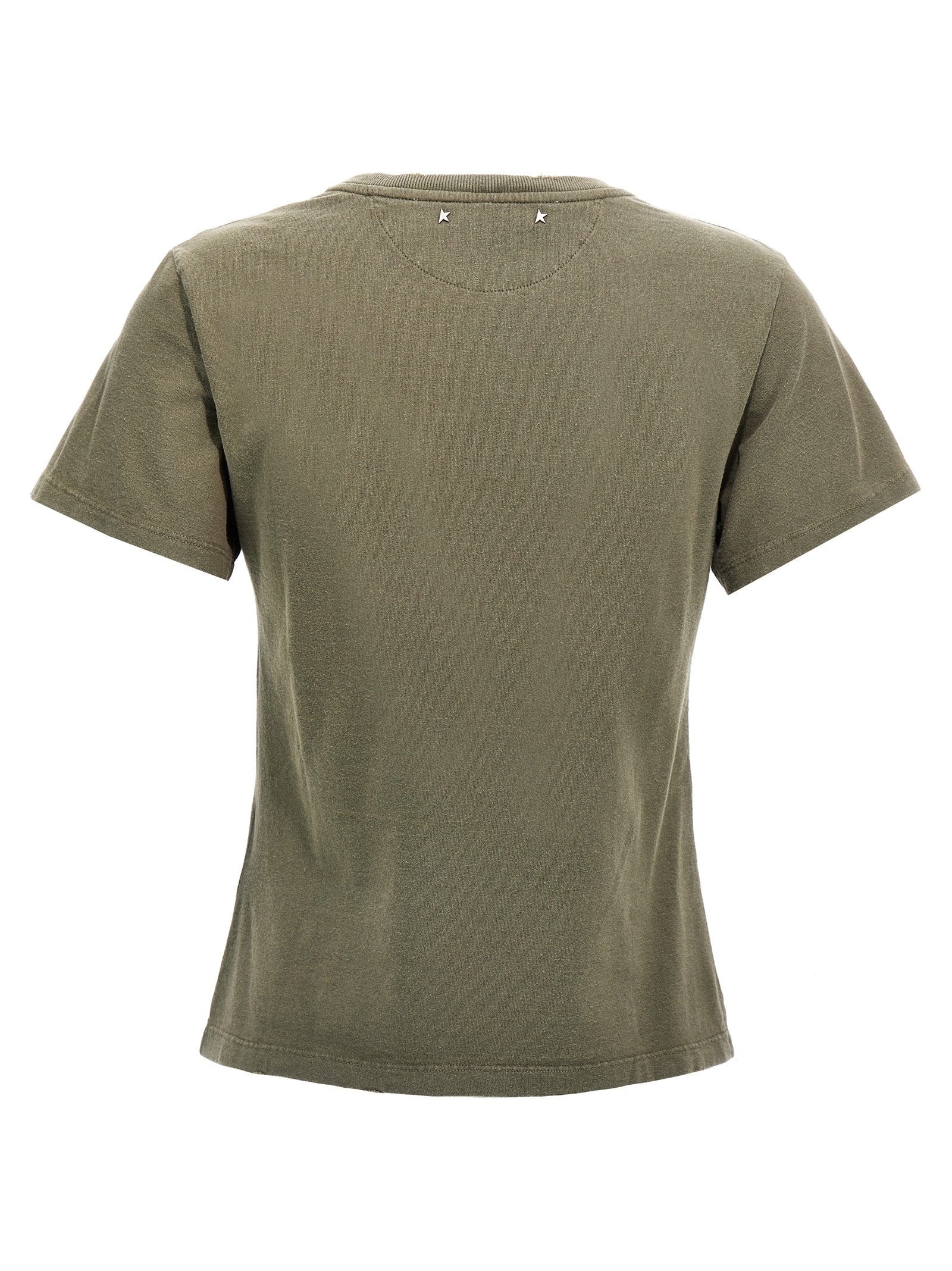 Golden Goose Bicolor Cotton T-Shirt - Artisanal Luxury Elegance