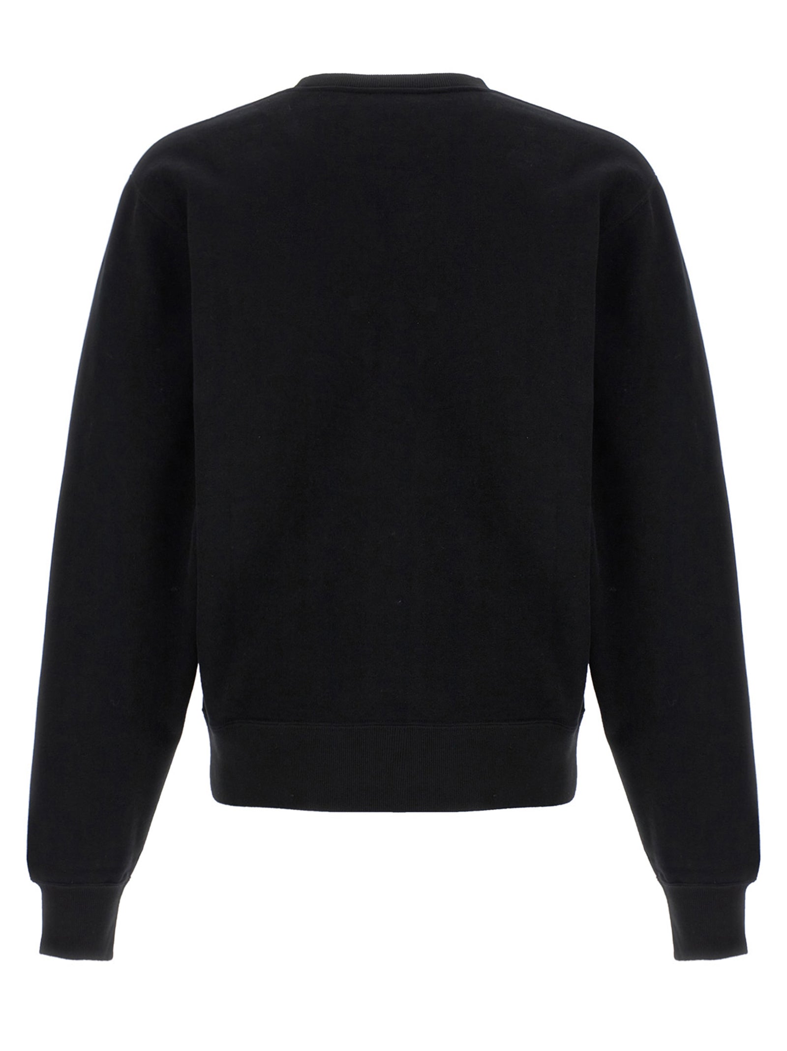 Elevate your wardrobe with the Saint Laurent Black Cotton Sweatshirt, a masterpiece of French craftsmanship, blending luxury and comfort for the discerning individual.