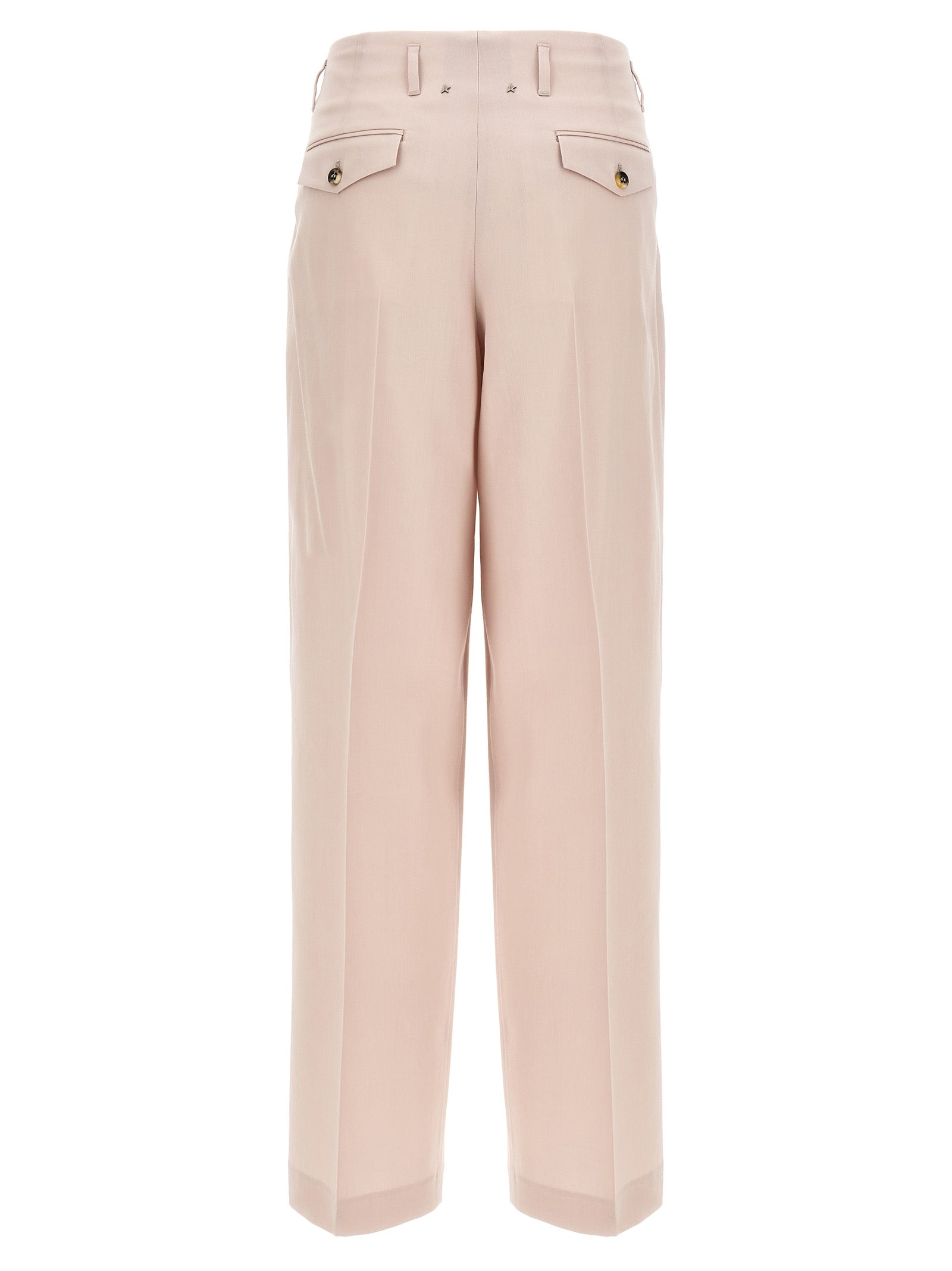 Golden Goose Multicolor Virgin Wool Casual Pants, Artisanal Luxury