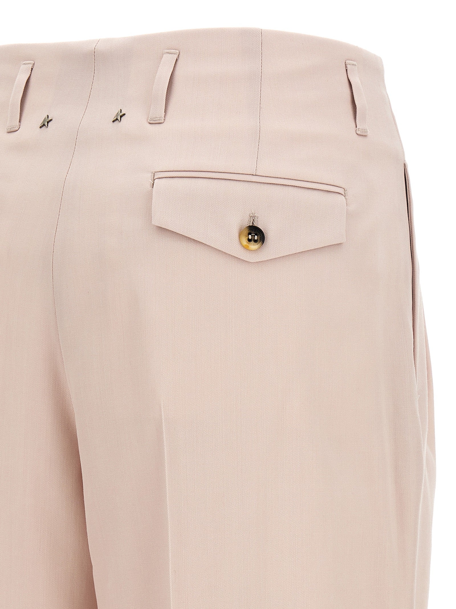 Golden Goose Multicolor Virgin Wool Casual Pants, Artisanal Luxury