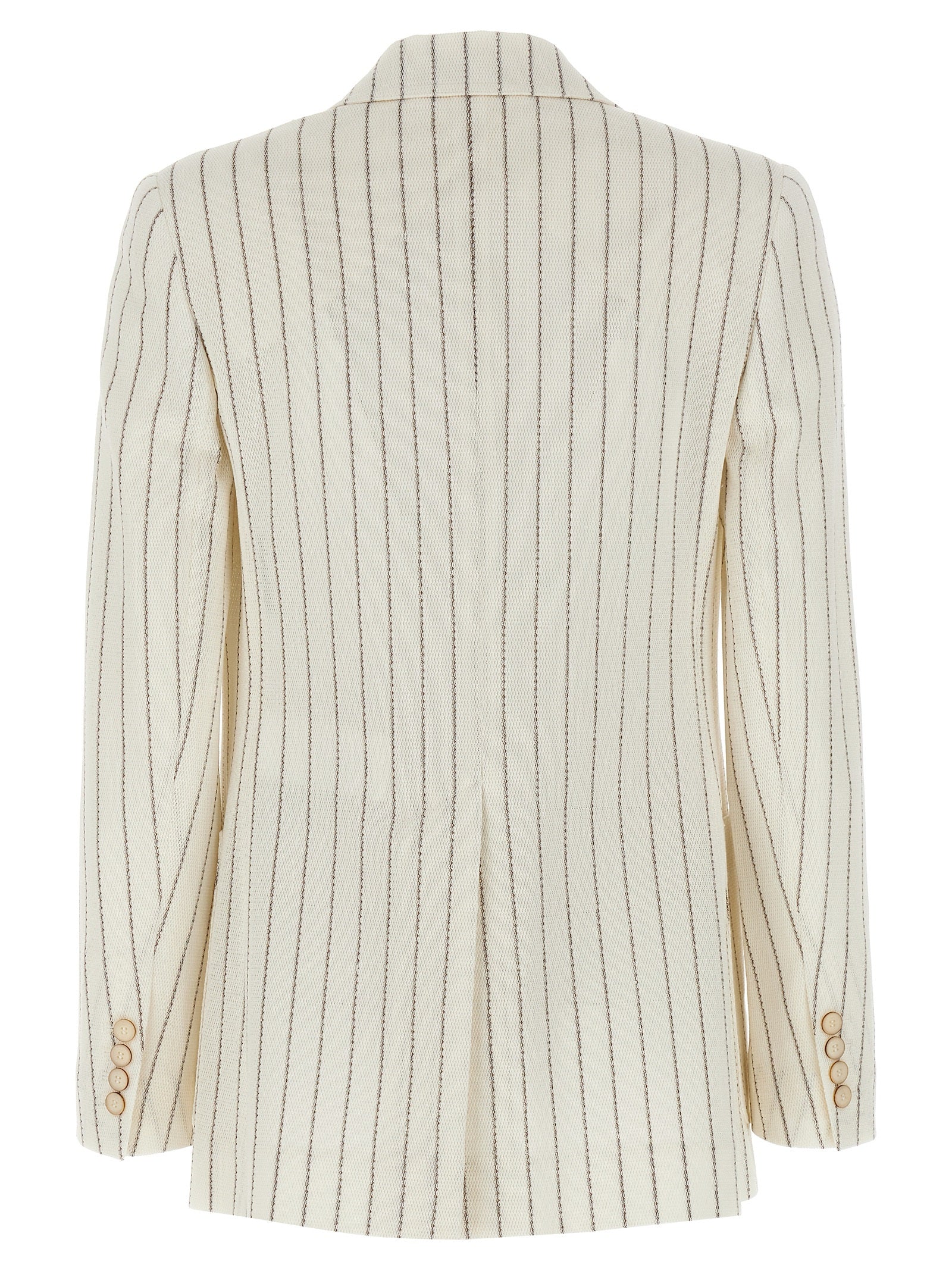 Max Mara White Cotton Blazer