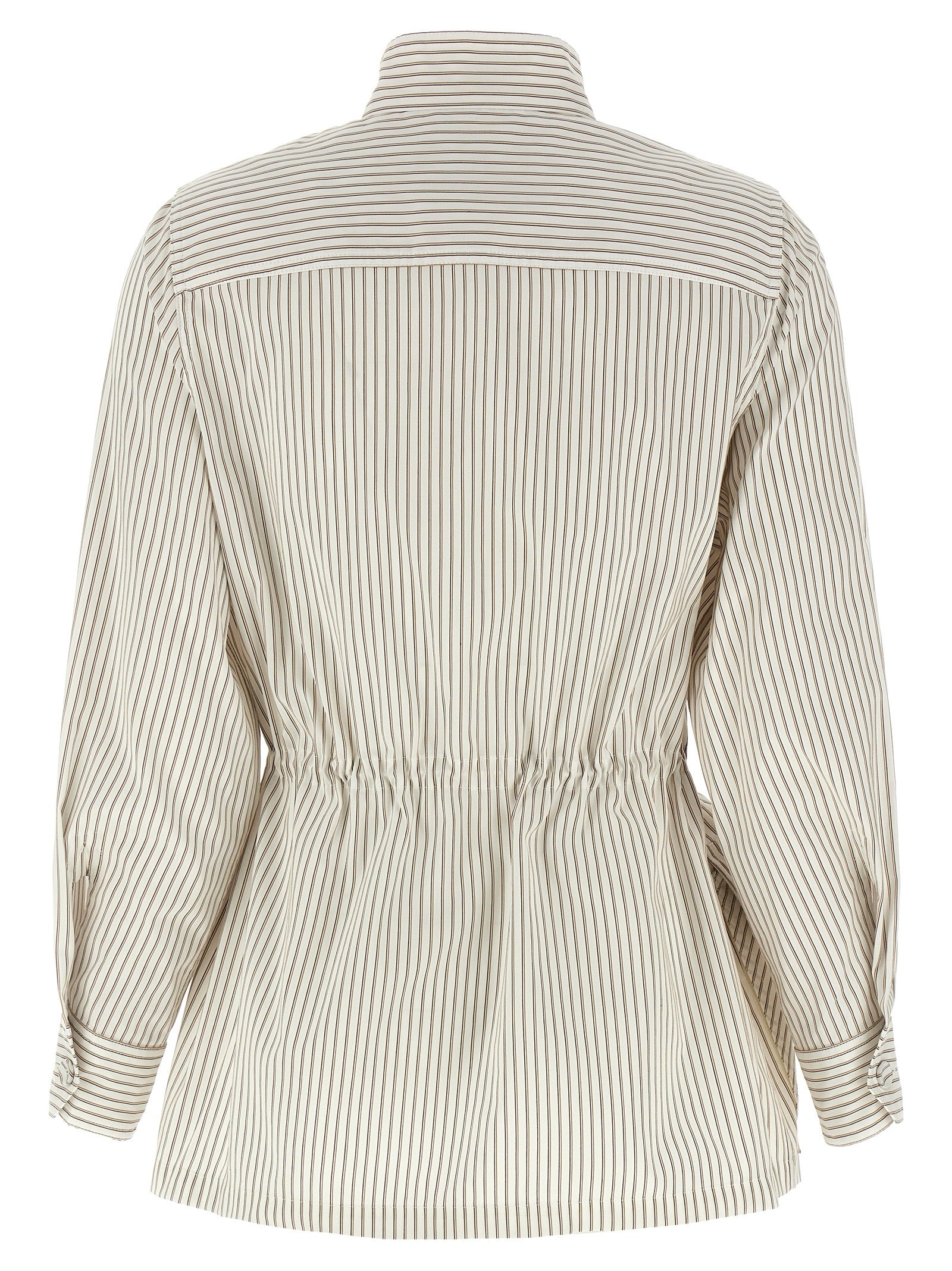 Fendi White Cotton Shell Jacket