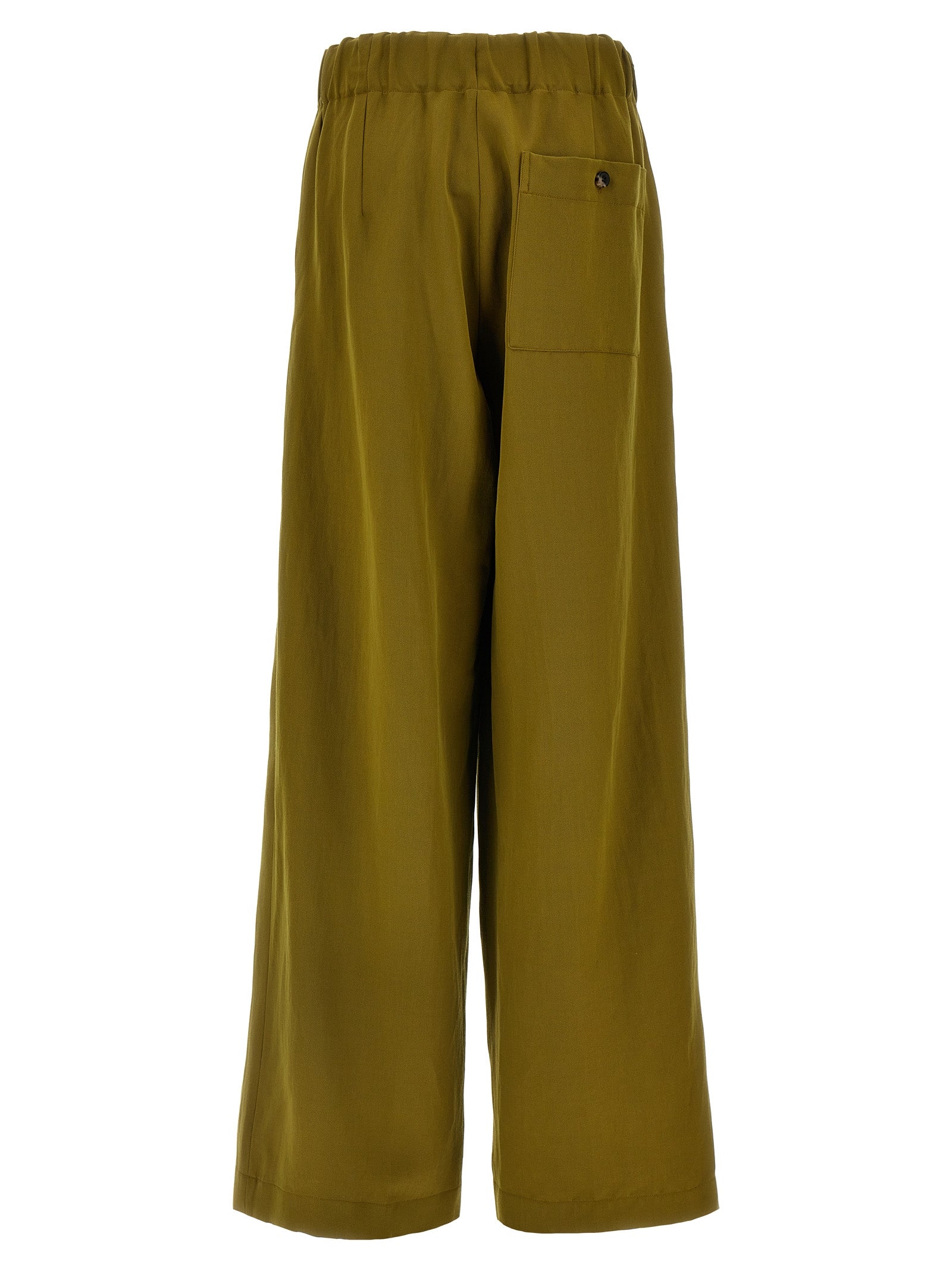 Dries Van Noten Bicolor Wool Casual Pants - Timeless Luxury Elegance