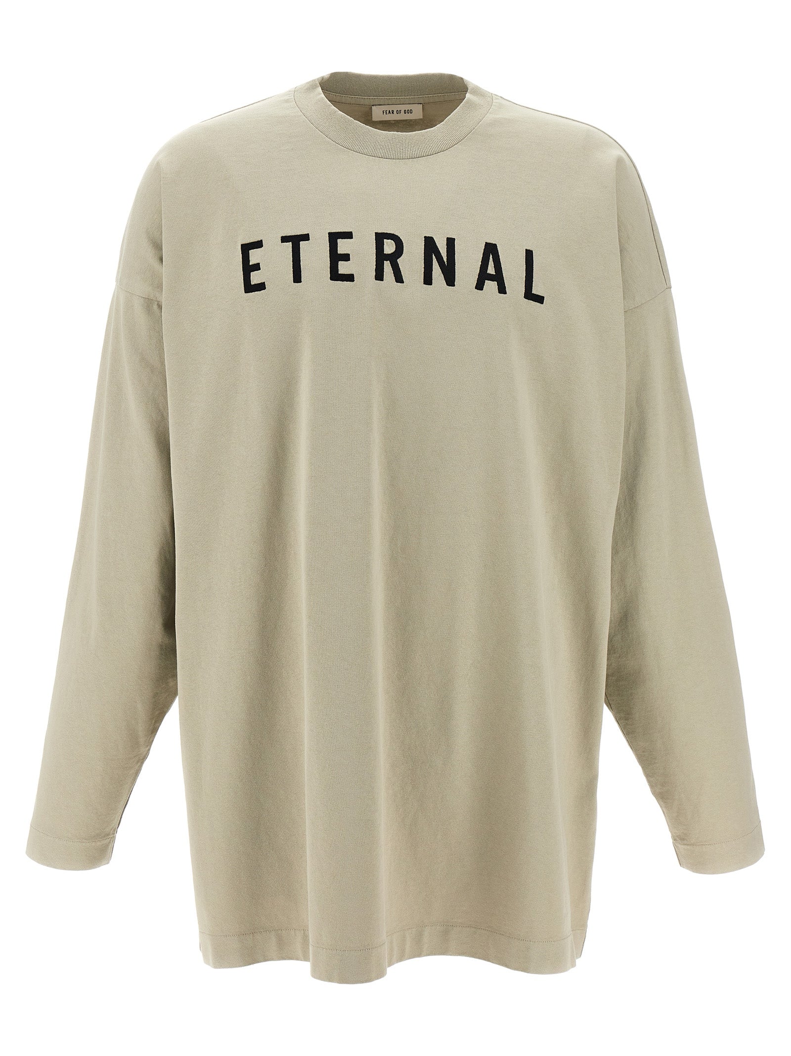 Fear Of God Gray Cotton T-Shirt | Designer Luxury Essential
