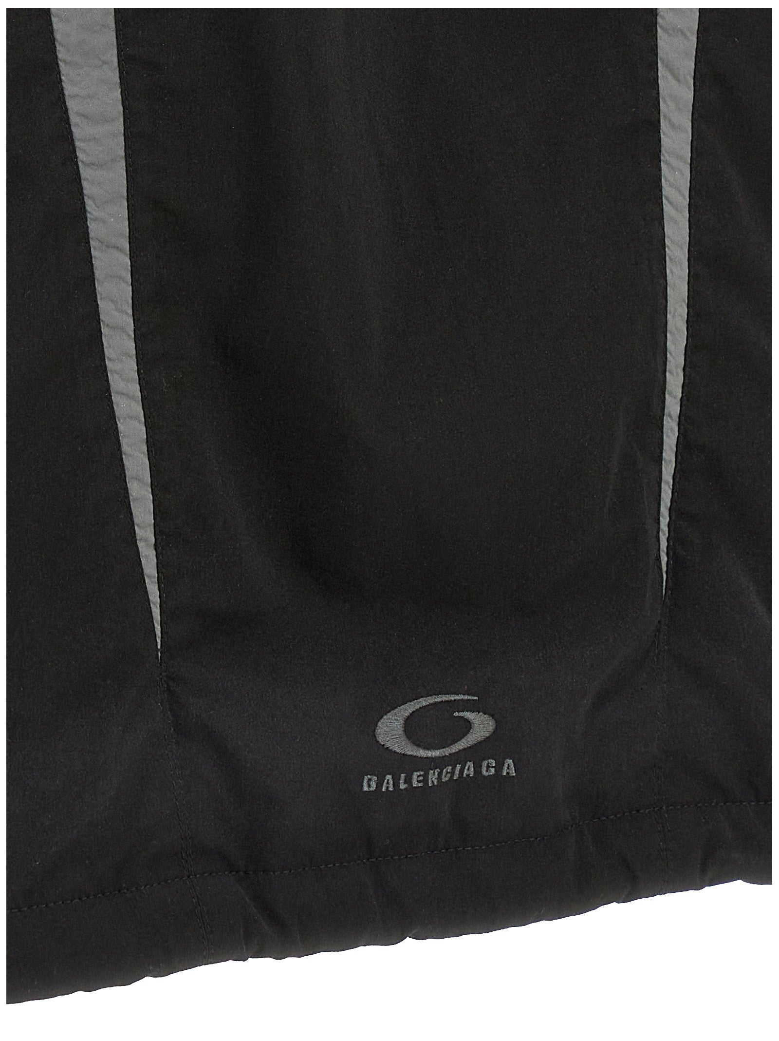 Balenciaga Black Polyester Shell Jacket, Artisanal Luxury Couture