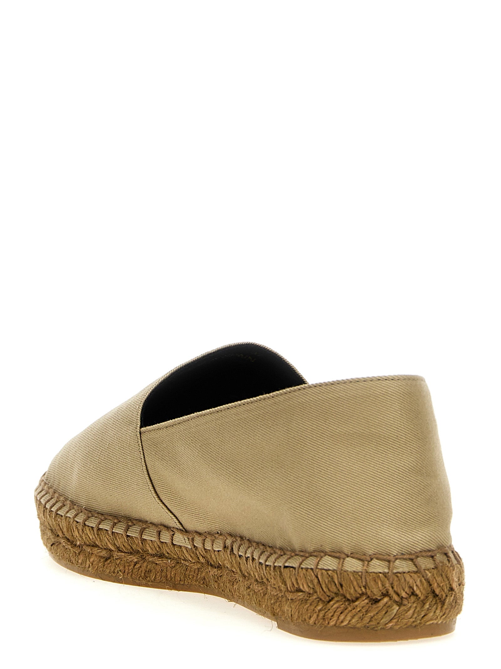 Saint Laurent Beige Cotton Espadrilles