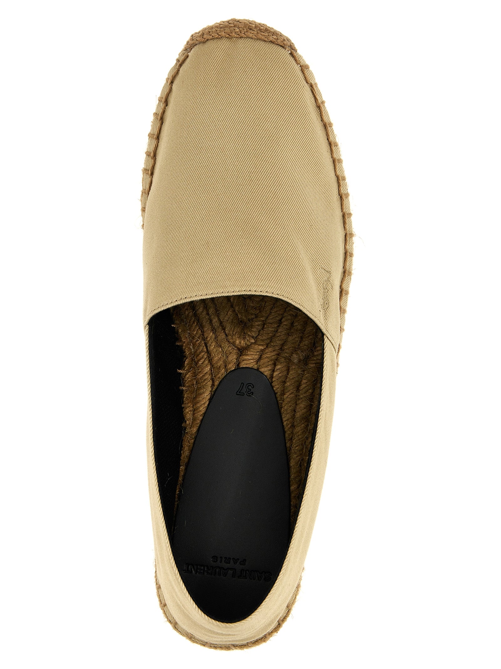 Saint Laurent Beige Cotton Espadrilles