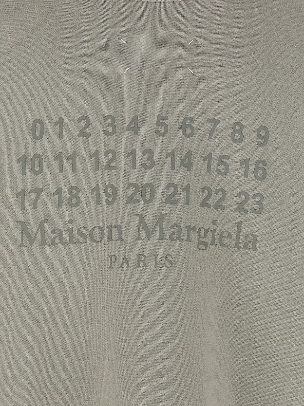 Maison Margiela Gray Cotton Sweatshirt – Luxury Streetwear Essential