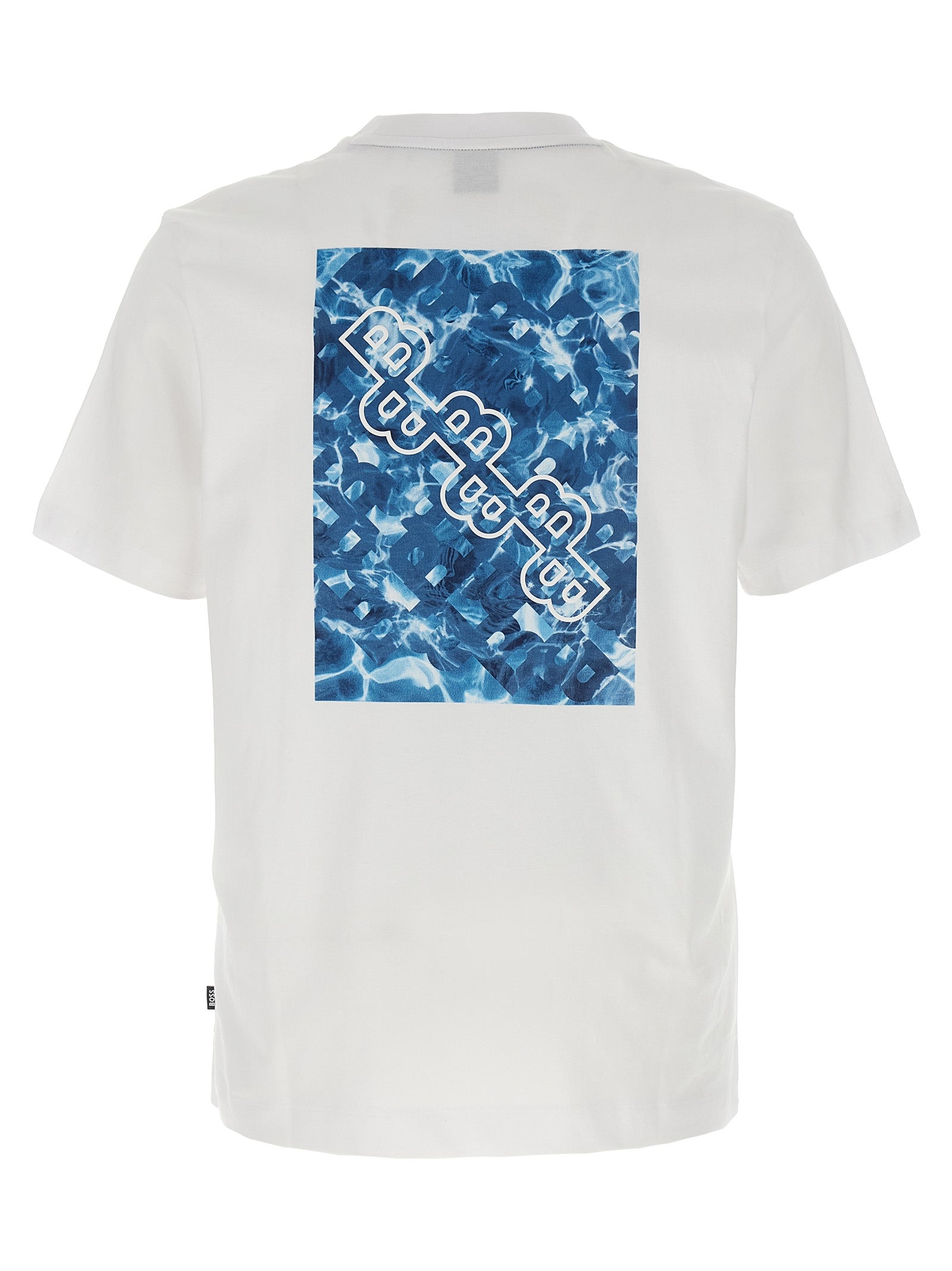 HUGO BOSS White Cotton T-Shirt - Designer Casual Luxury
