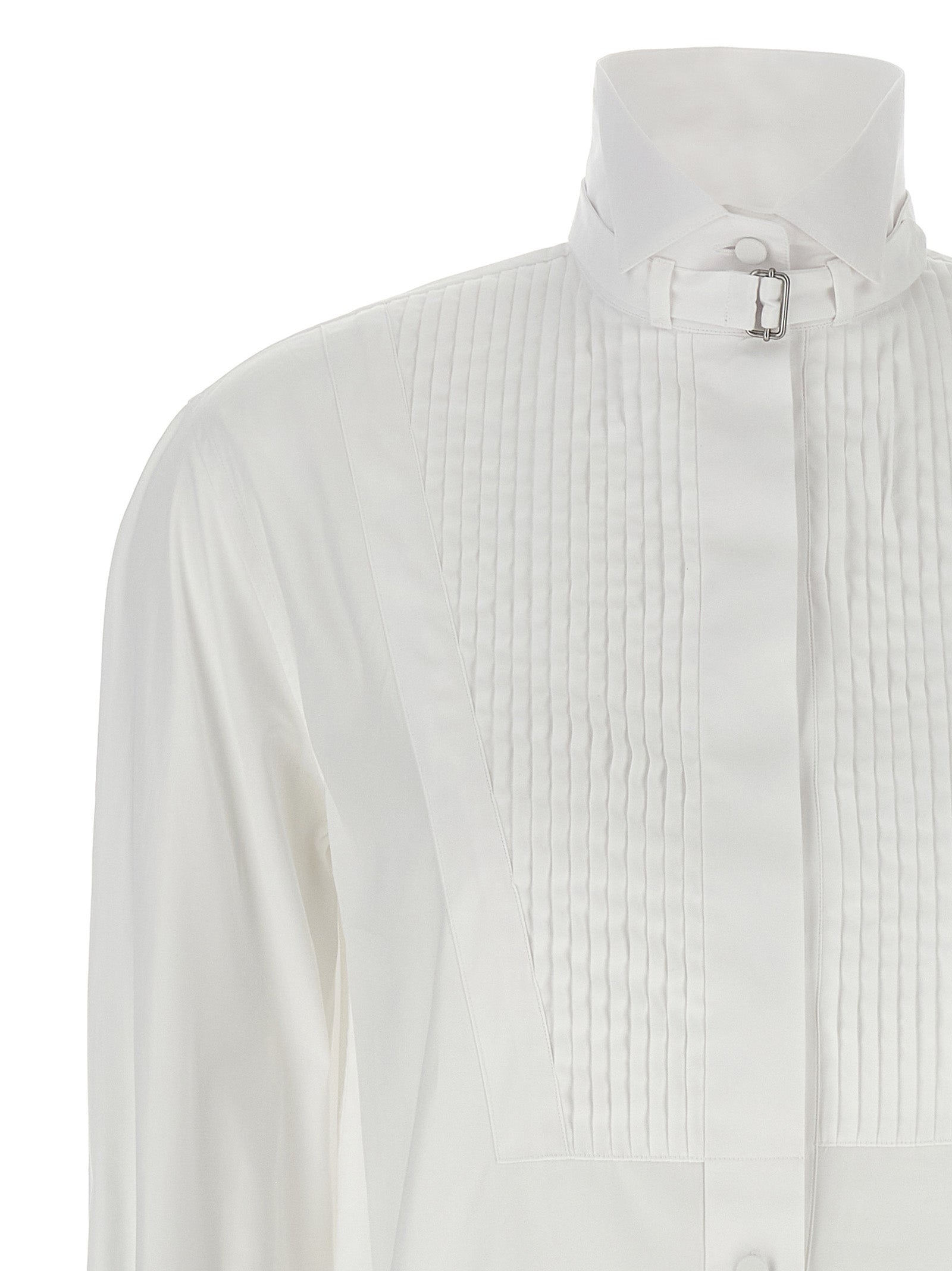 Alexander McQueen White Cotton Blouse