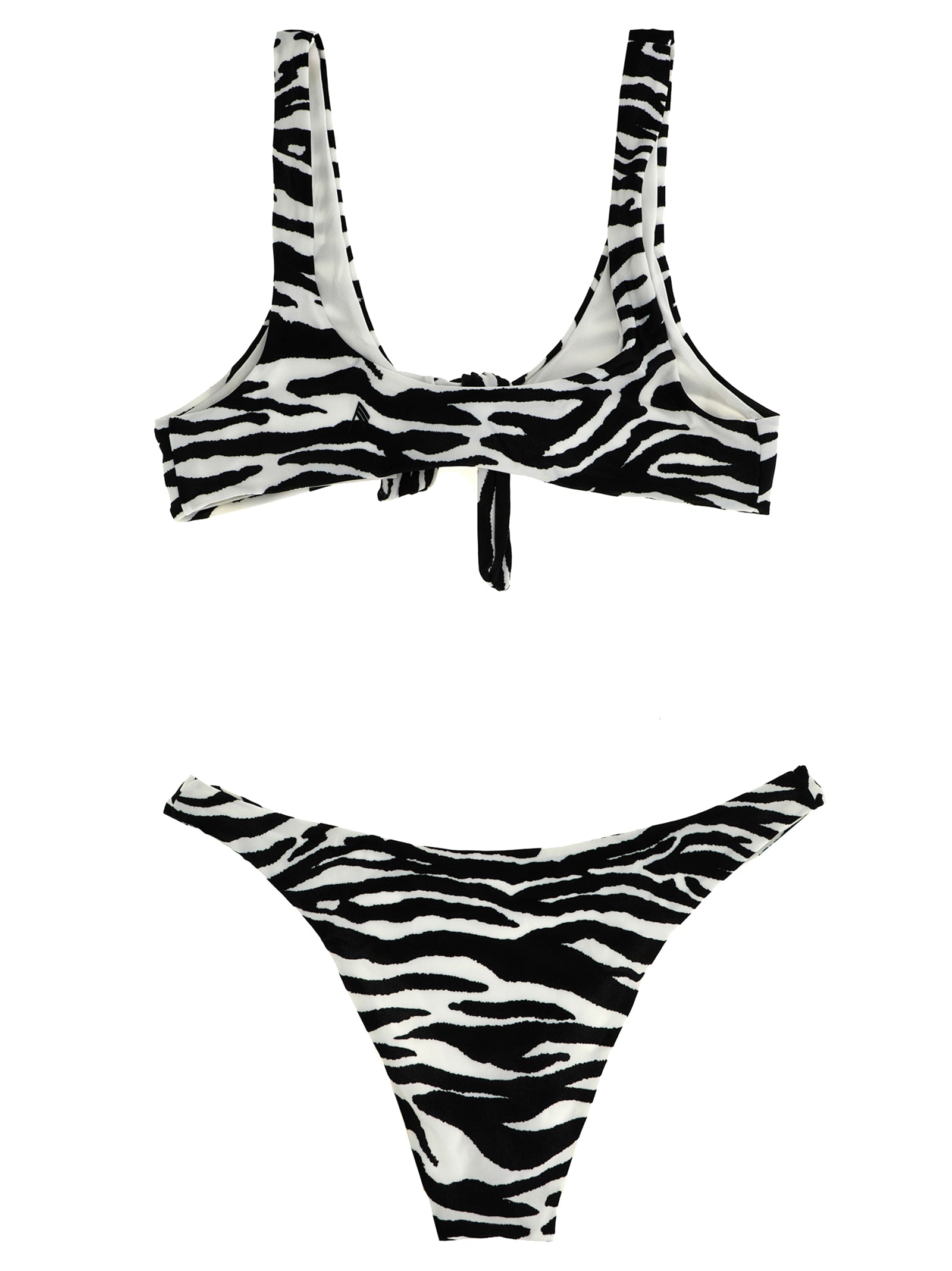 The Attico Bicolor Polyamide Bikini
