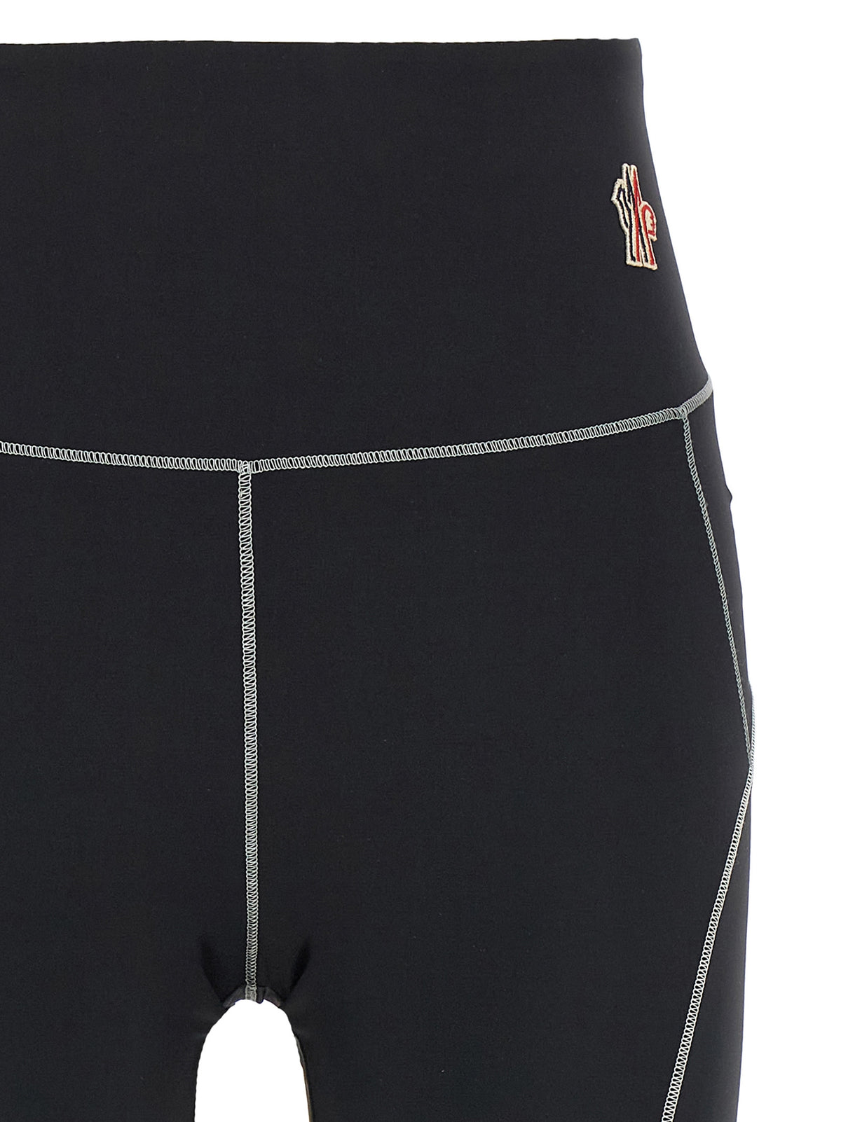 Moncler Grenoble Black Polyamide Leggings - Luxurious Elegance