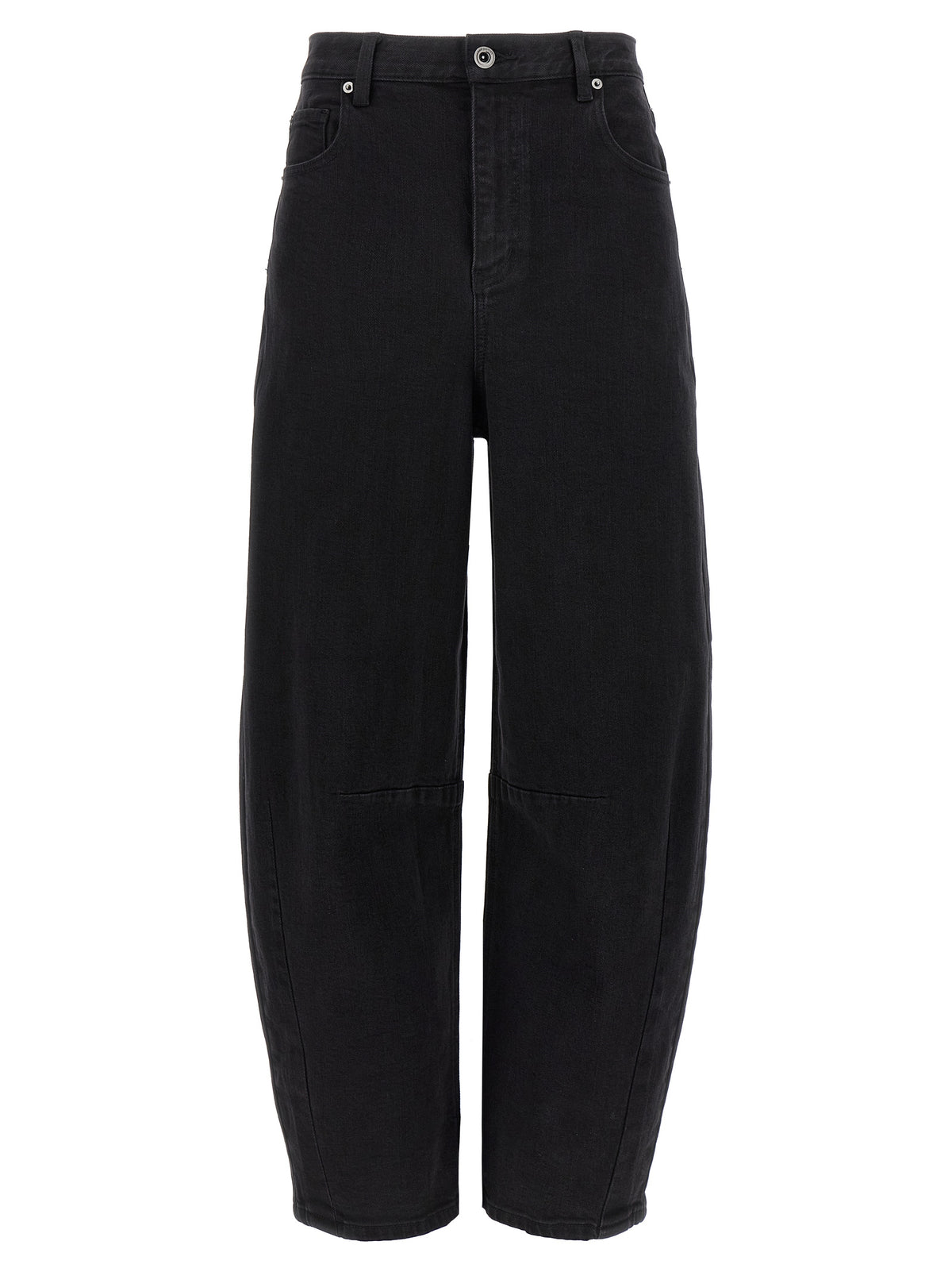 Self-Portrait High-Waisted Black Cotton Jean – Luxury Denim Elegance
