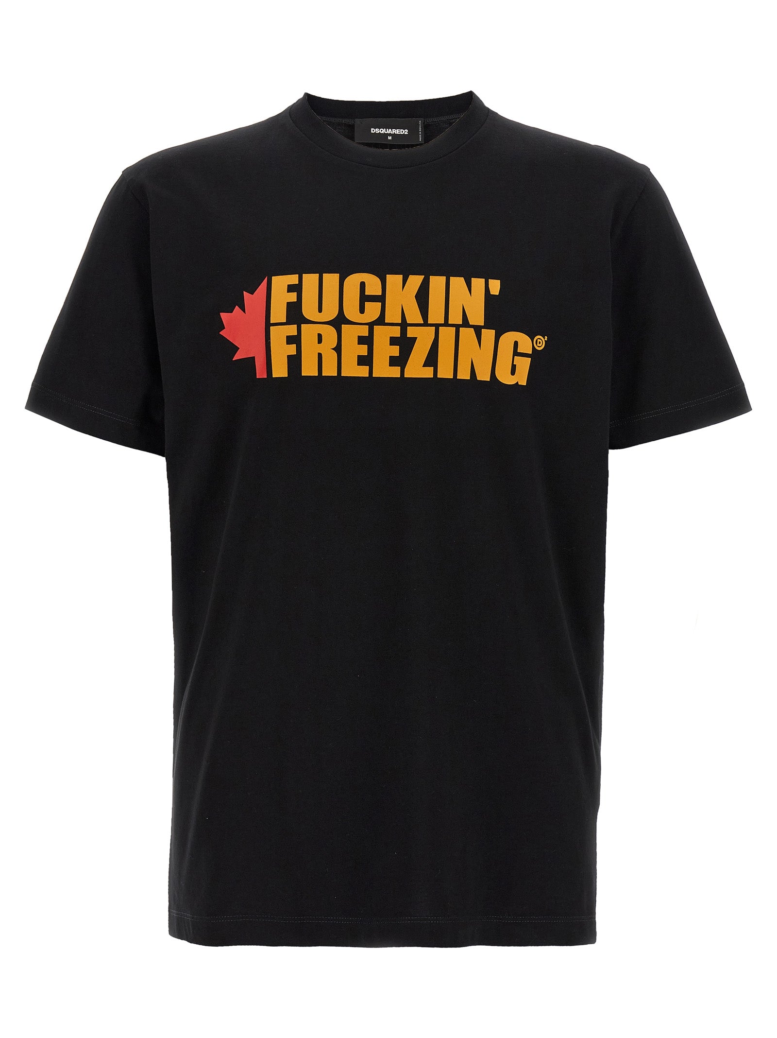 Dsquared² Black Cotton T-Shirt - Designer Luxury Statement Piece