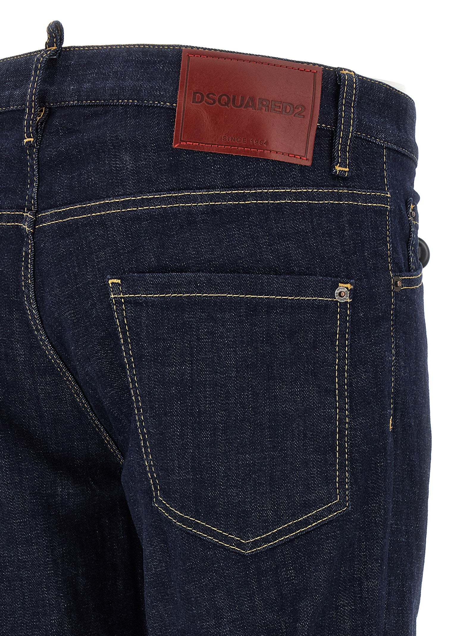 Dsquared² Blue Cotton Slim Fit Jeans - Artisanal Luxury Denim