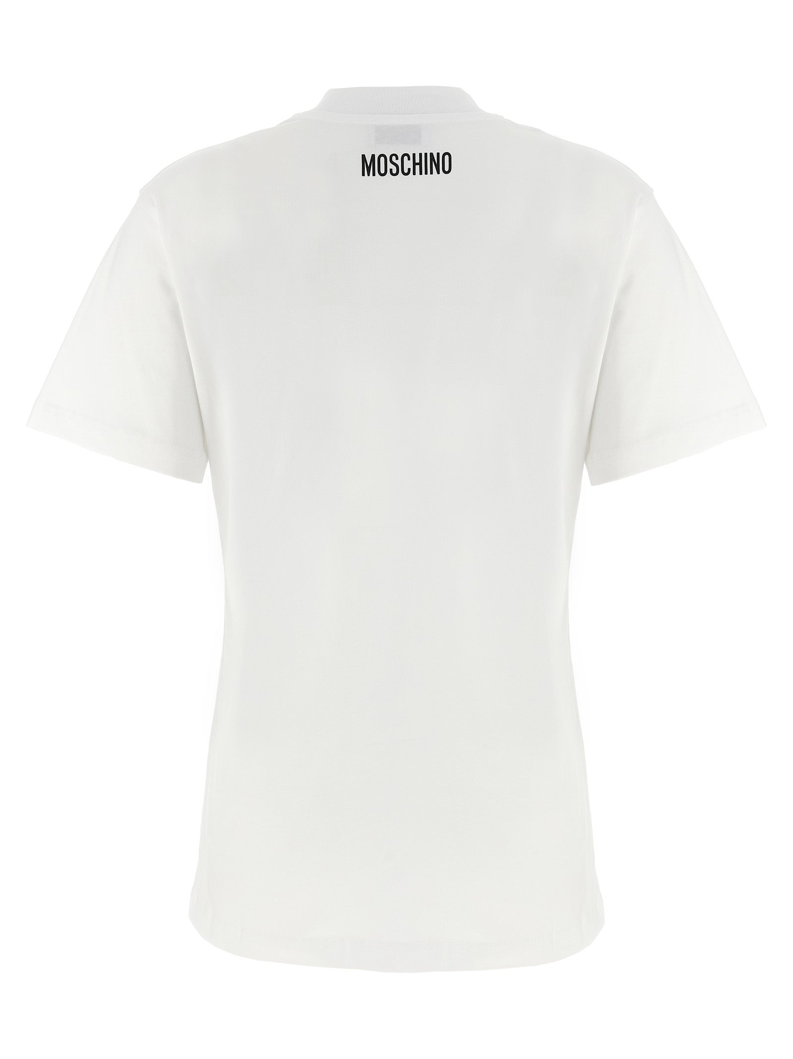 Elevate your style with the Moschino Multicolor Cotton T-Shirt, a luxurious blend of organic cotton and vibrant design, perfect for the discerning individual.