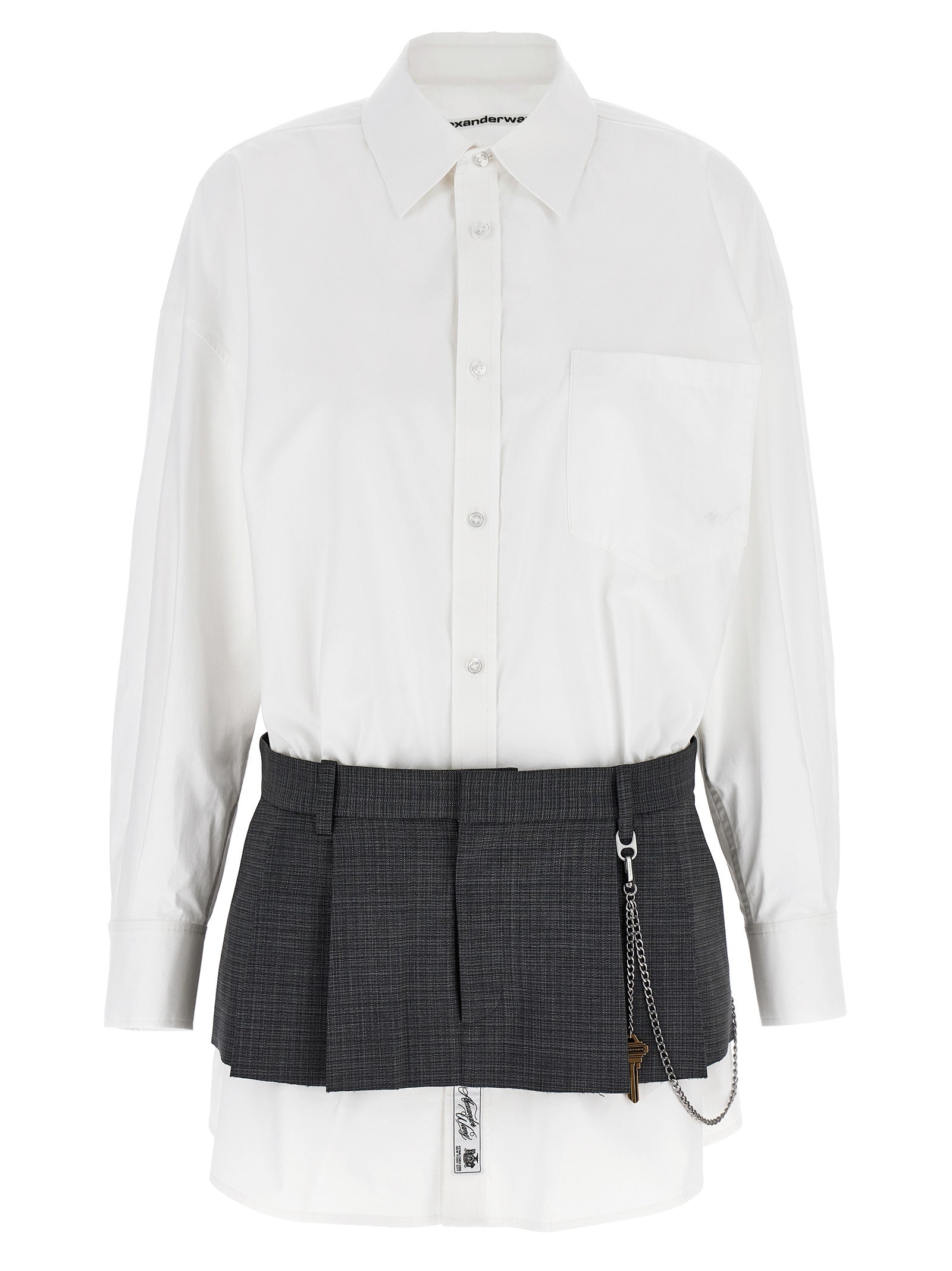 Alexander Wang Multicolor Cotton Short Dress | Luxe Couture