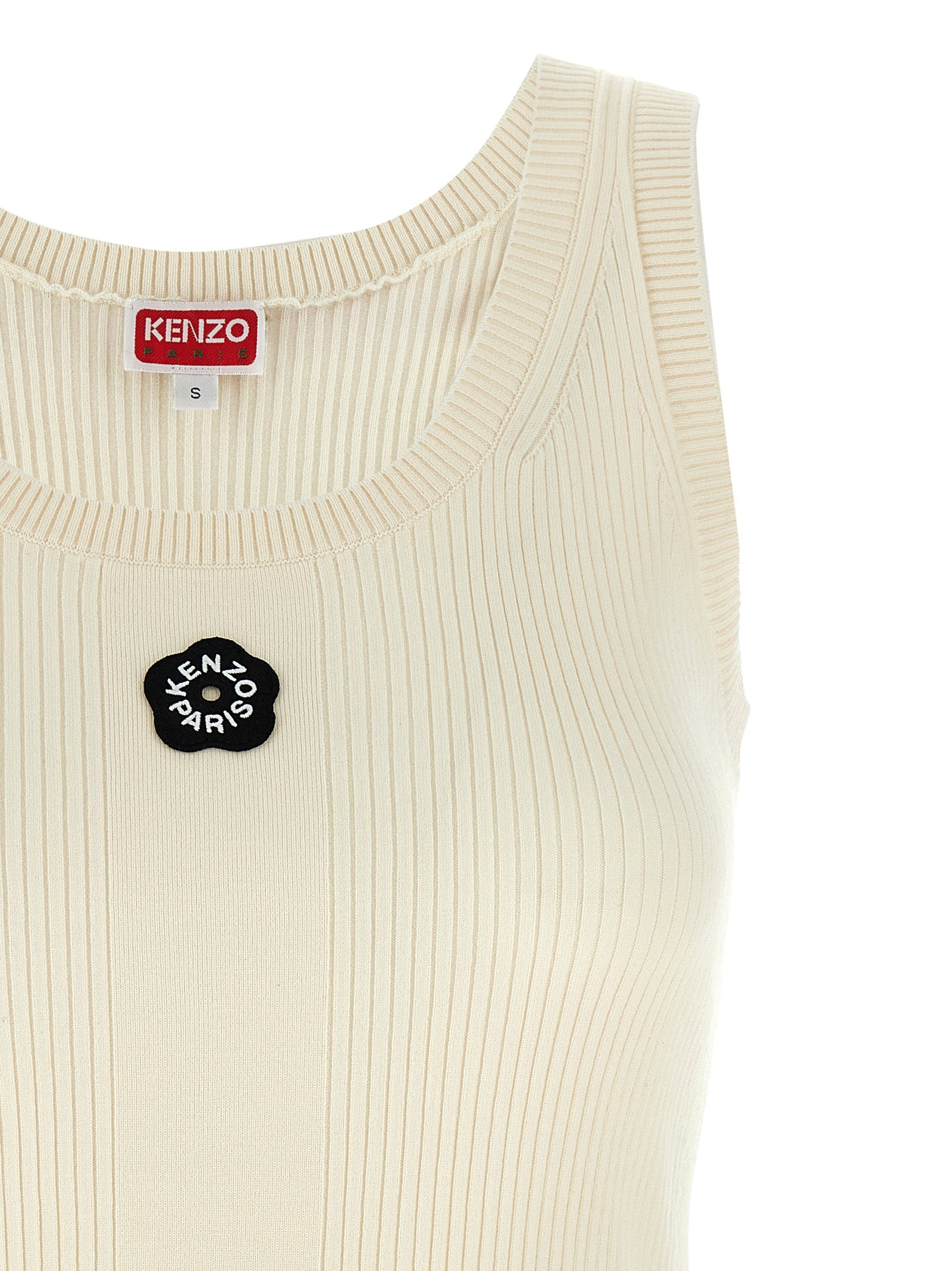 Indulge in the KENZO Boke Flower 2.0 sleeveless top, a luxurious blend of viscose and polyester, embodying elegance and modern sophistication for the discerning individual.