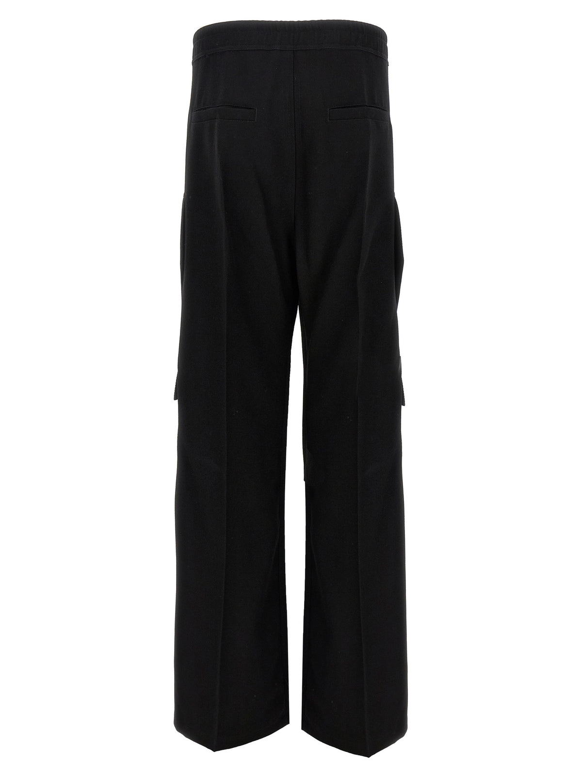 Rick Owens Black Wool Cargo Pants - Avant-Garde Luxury Fashion