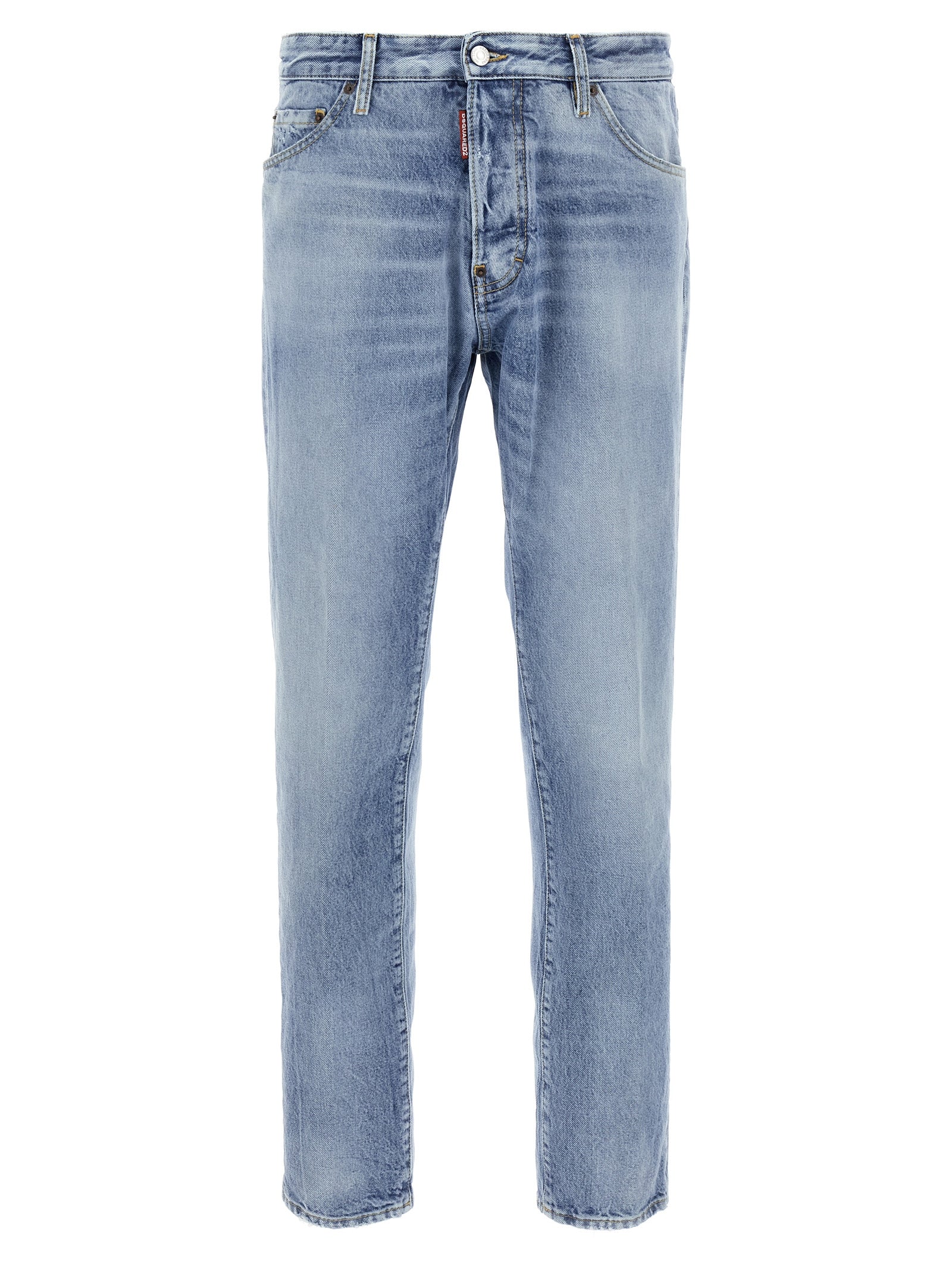Dsquared² Blue Cotton Skinny Jeans - Designer Luxury Denim