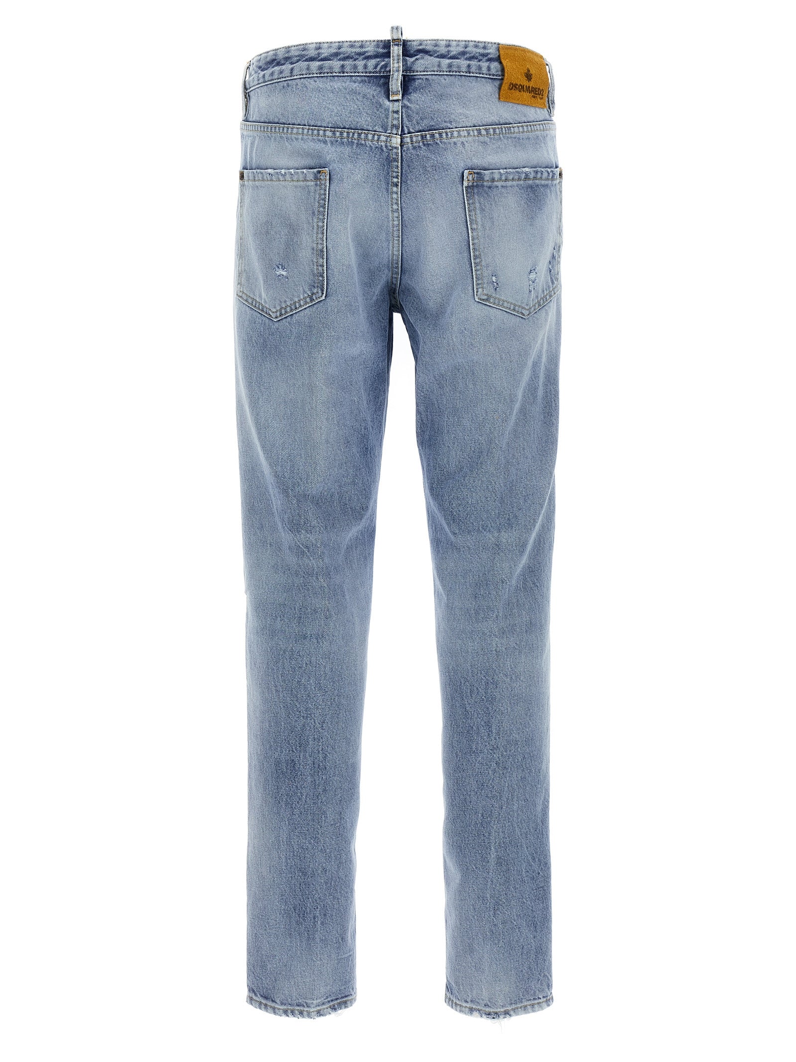 Dsquared² Blue Cotton Skinny Jeans - Luxury Designer Denim