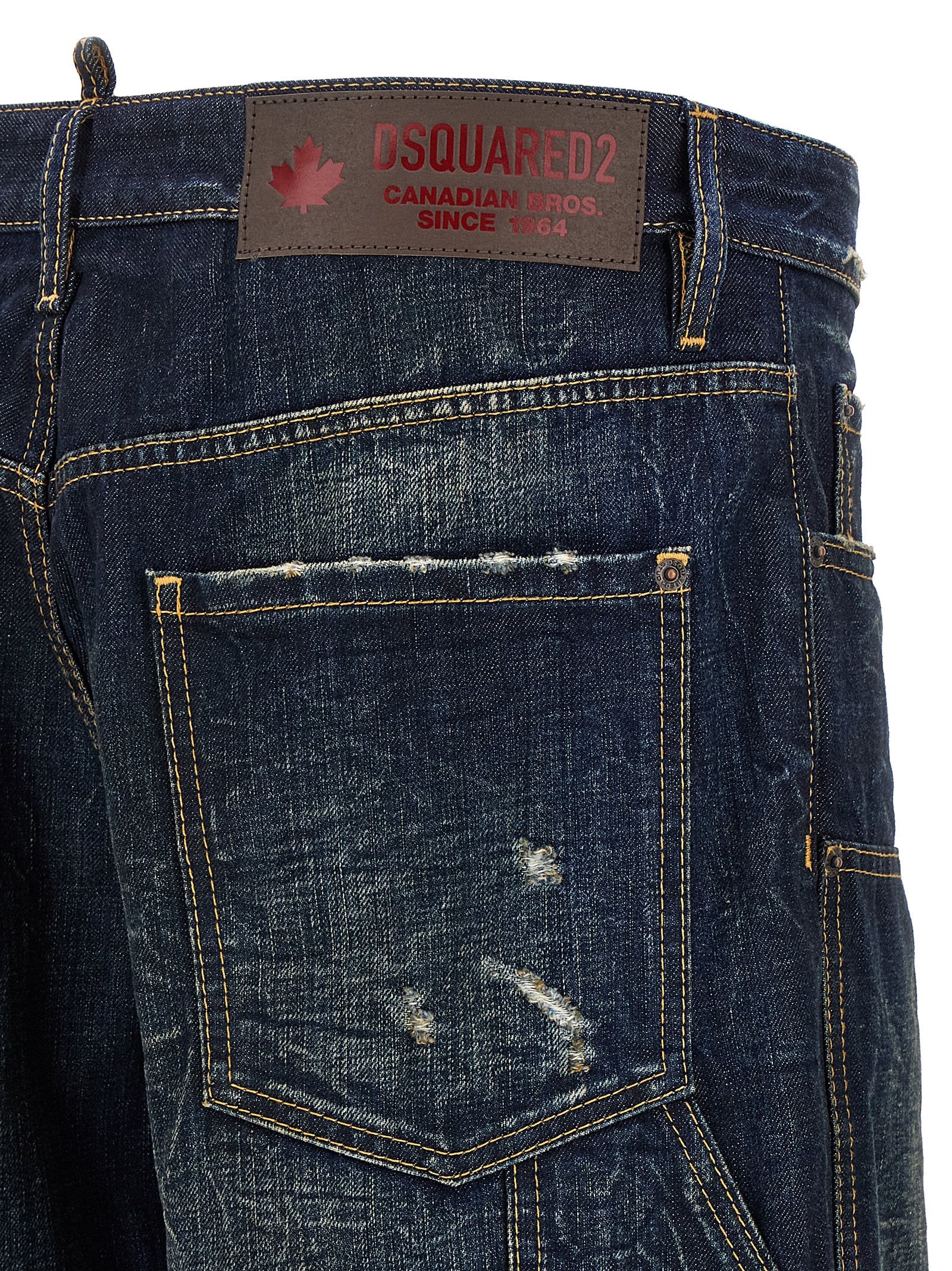 Dsquared² Blue Cotton Jeans Denim | Artisanal Luxury Fashion