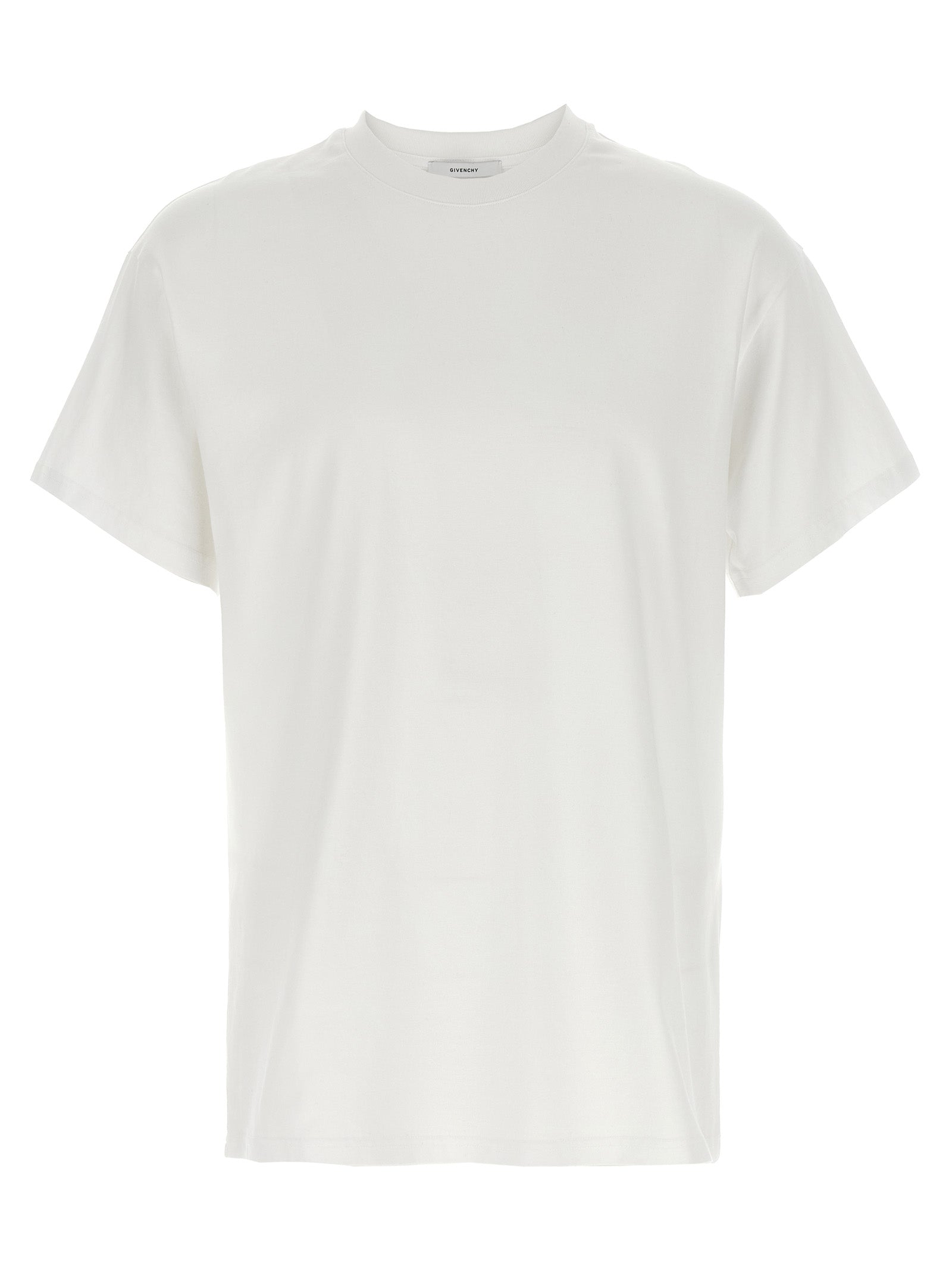 Givenchy White Cotton T-Shirt – Designer Luxury Statement Piece
