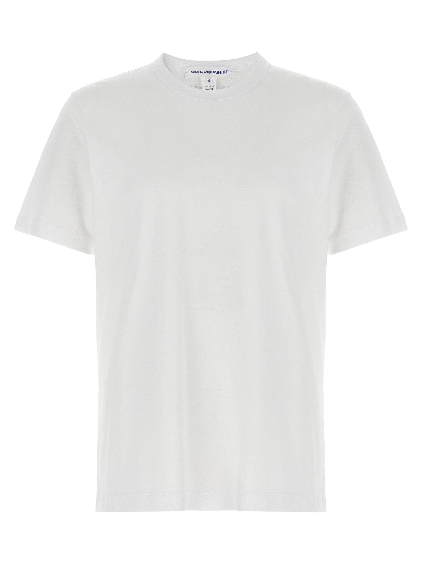 Comme Des Garçons White Cotton T-Shirt | Designer Essential Couture