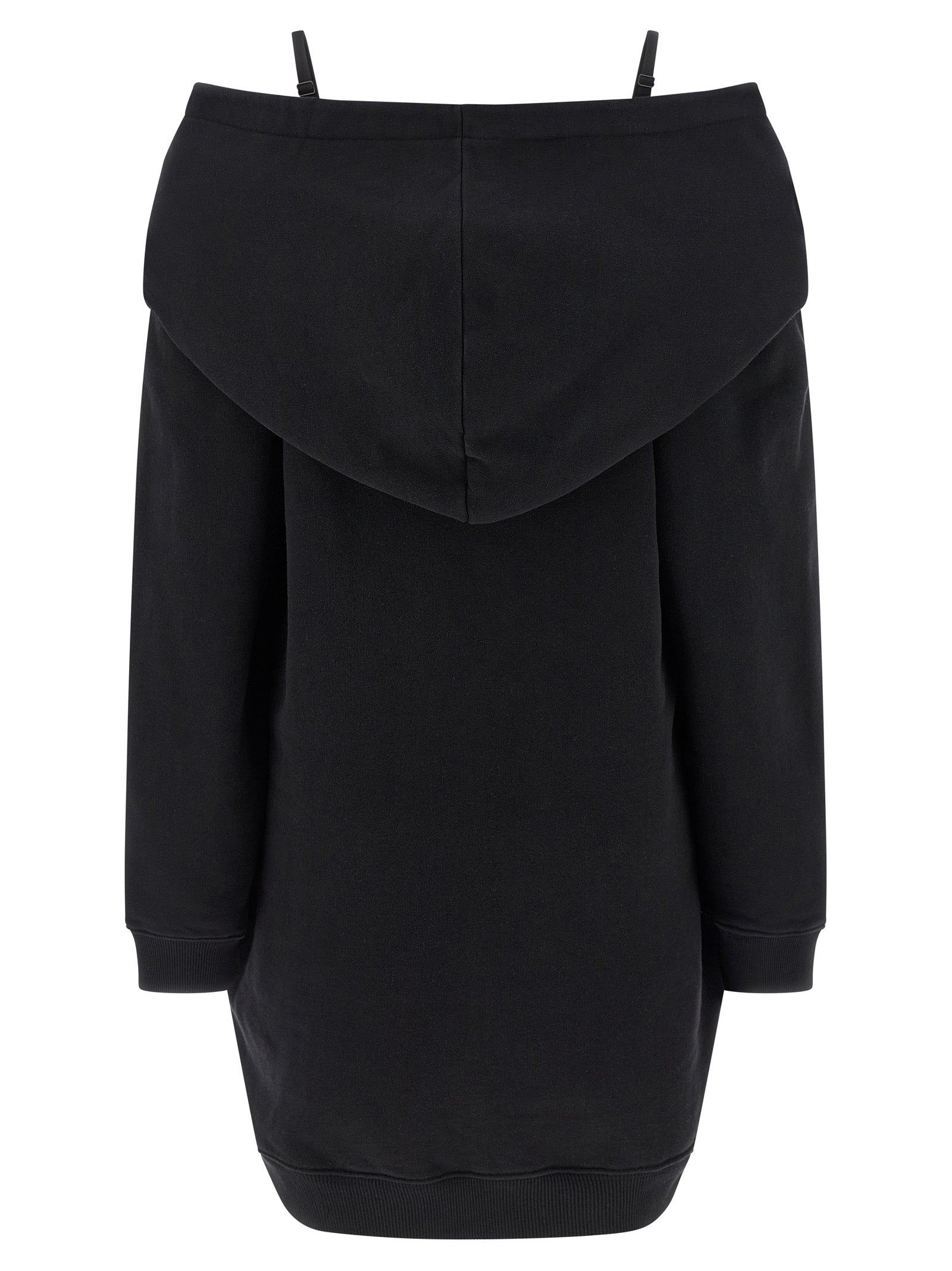 MM6 Maison Margiela Black Cotton Mini Dress, Artisanal Luxury
