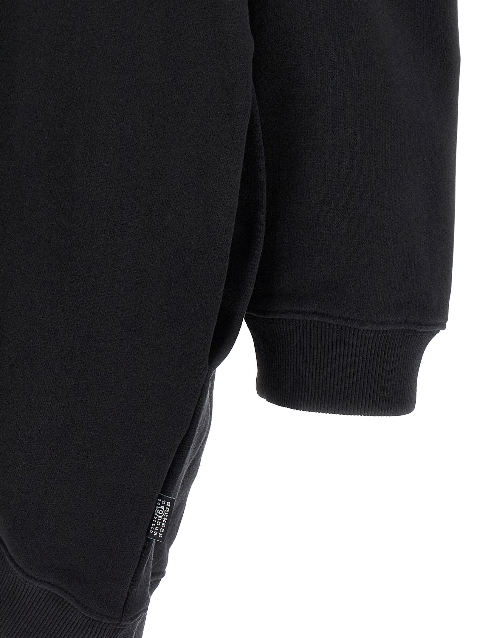 MM6 Maison Margiela Black Cotton Mini Dress, Artisanal Luxury