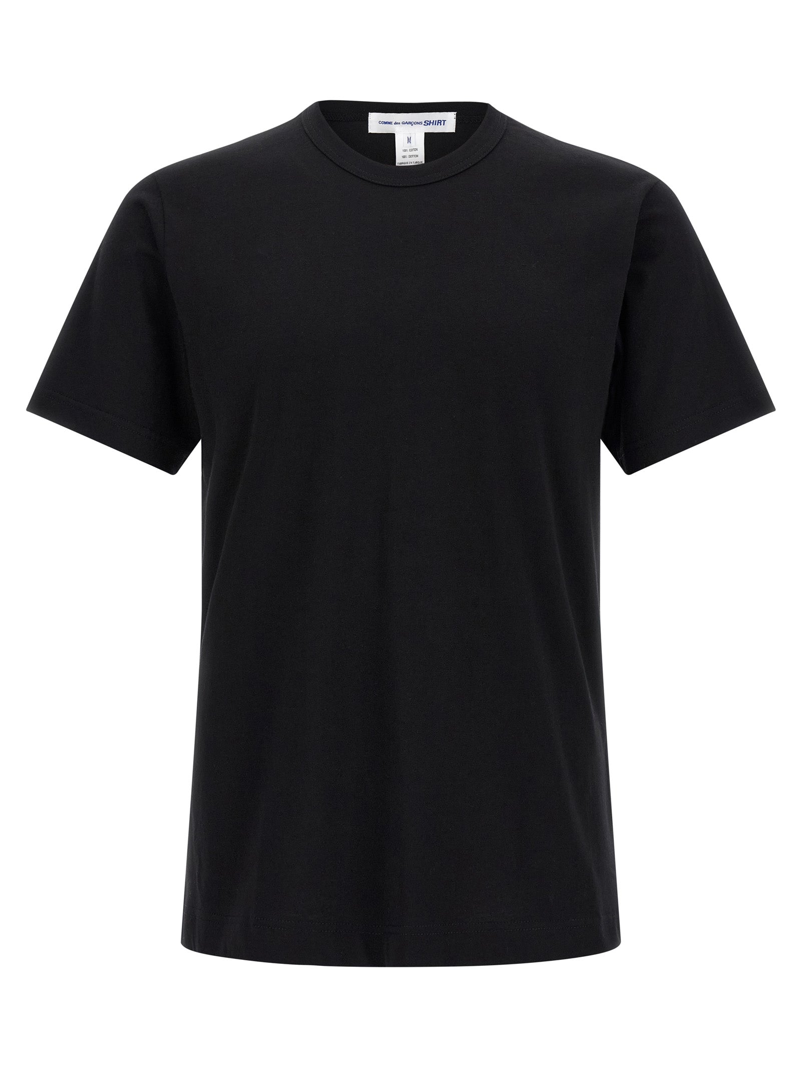 Comme Des Garçons Black Cotton T-Shirt | Designer Couture Elegance