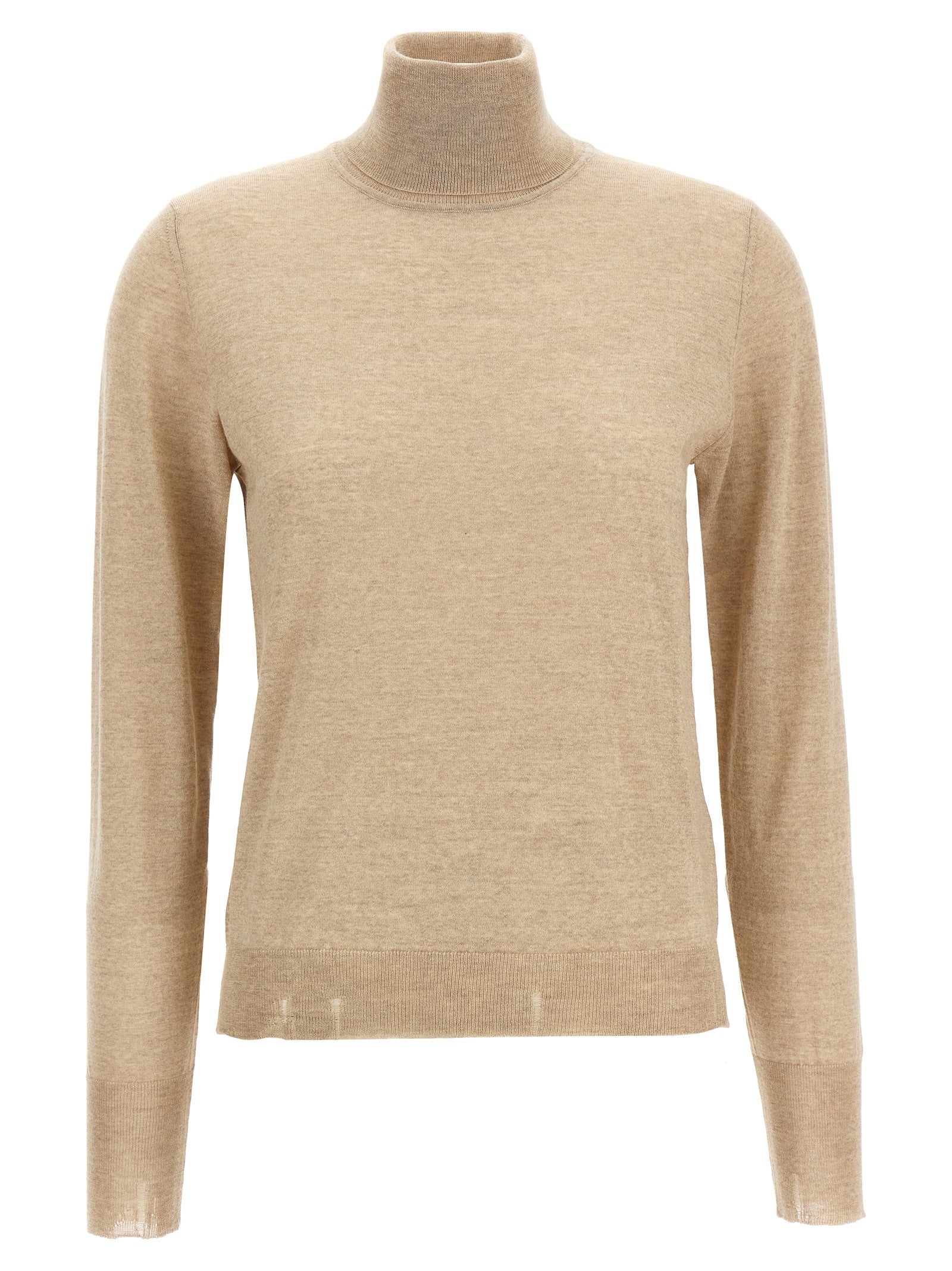 Golden Goose Beige Virgin Wool Cardigan - Artisanal Luxury Fashion