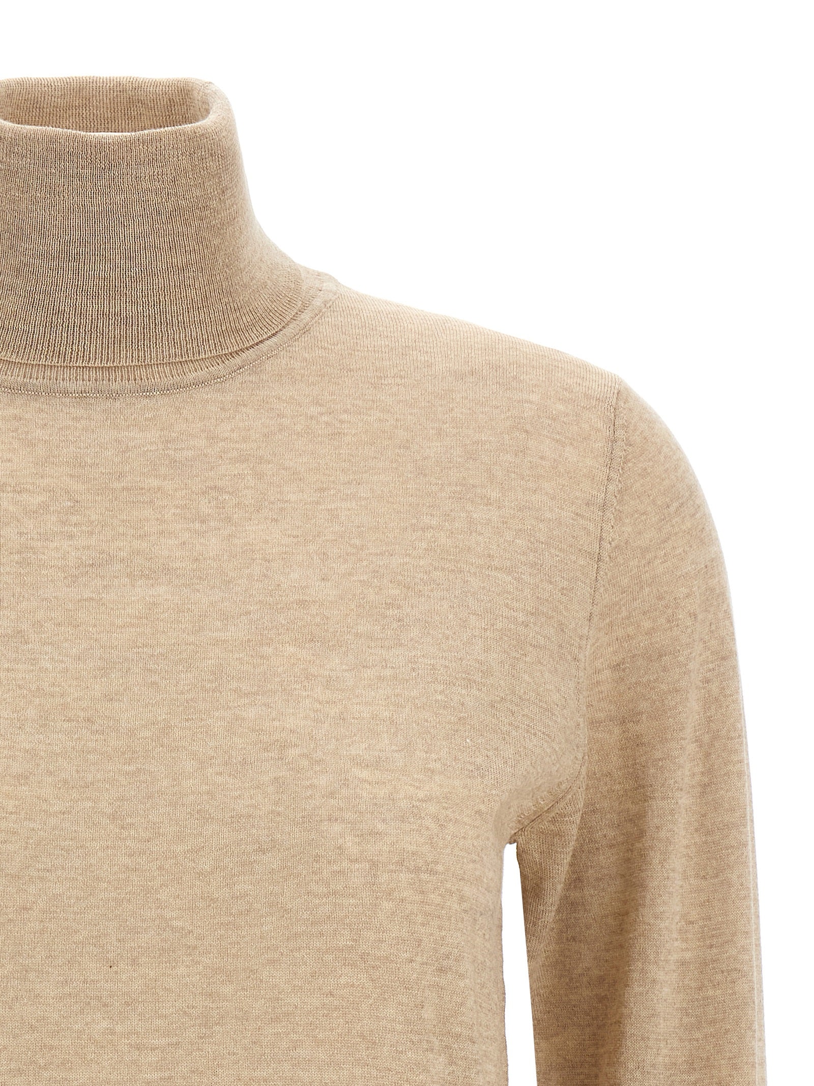 Golden Goose Beige Virgin Wool Cardigan - Artisanal Luxury Fashion