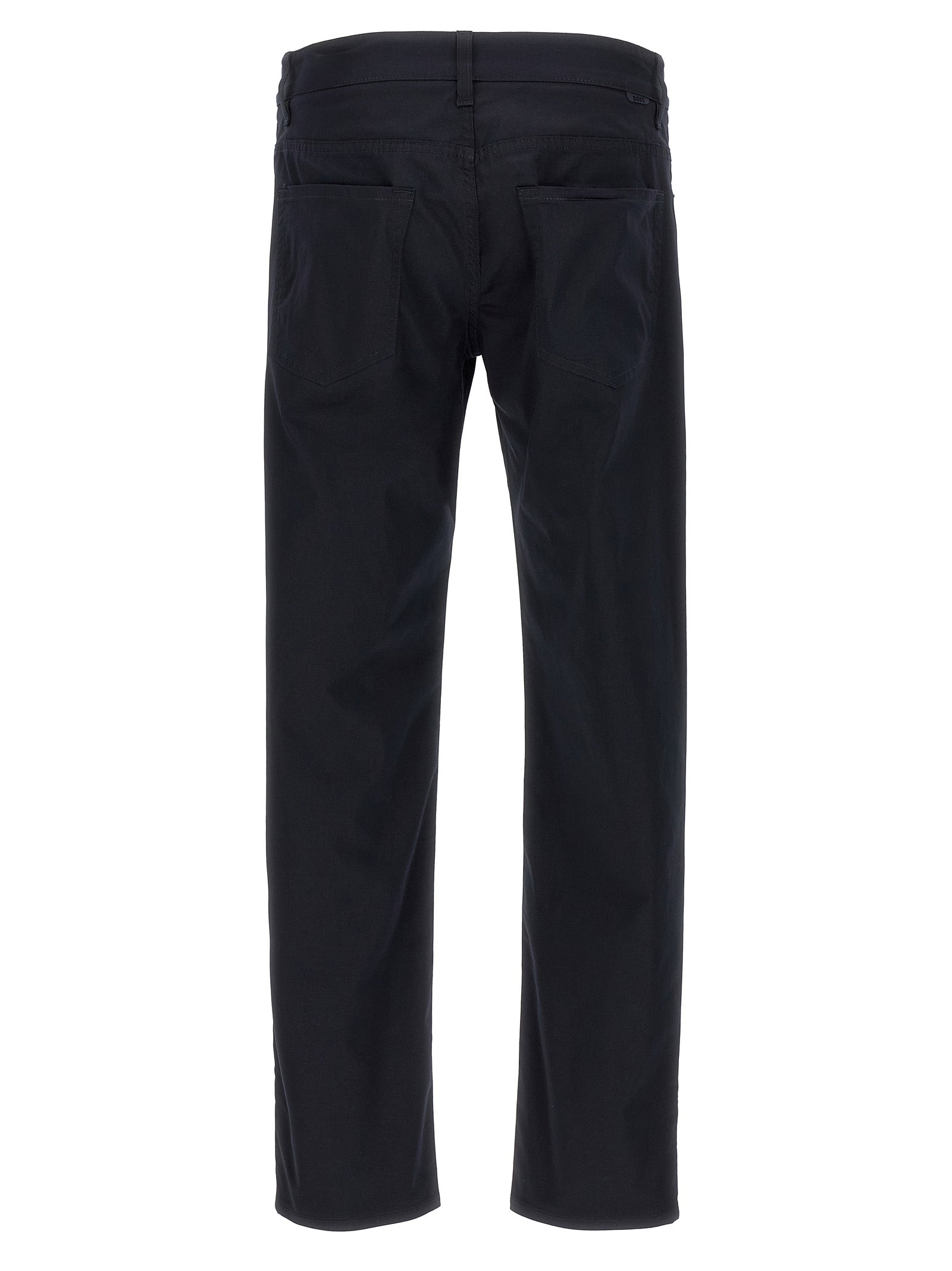 Hugo Boss Blue Cotton Casual Pants | Artisanal Luxury Fashion