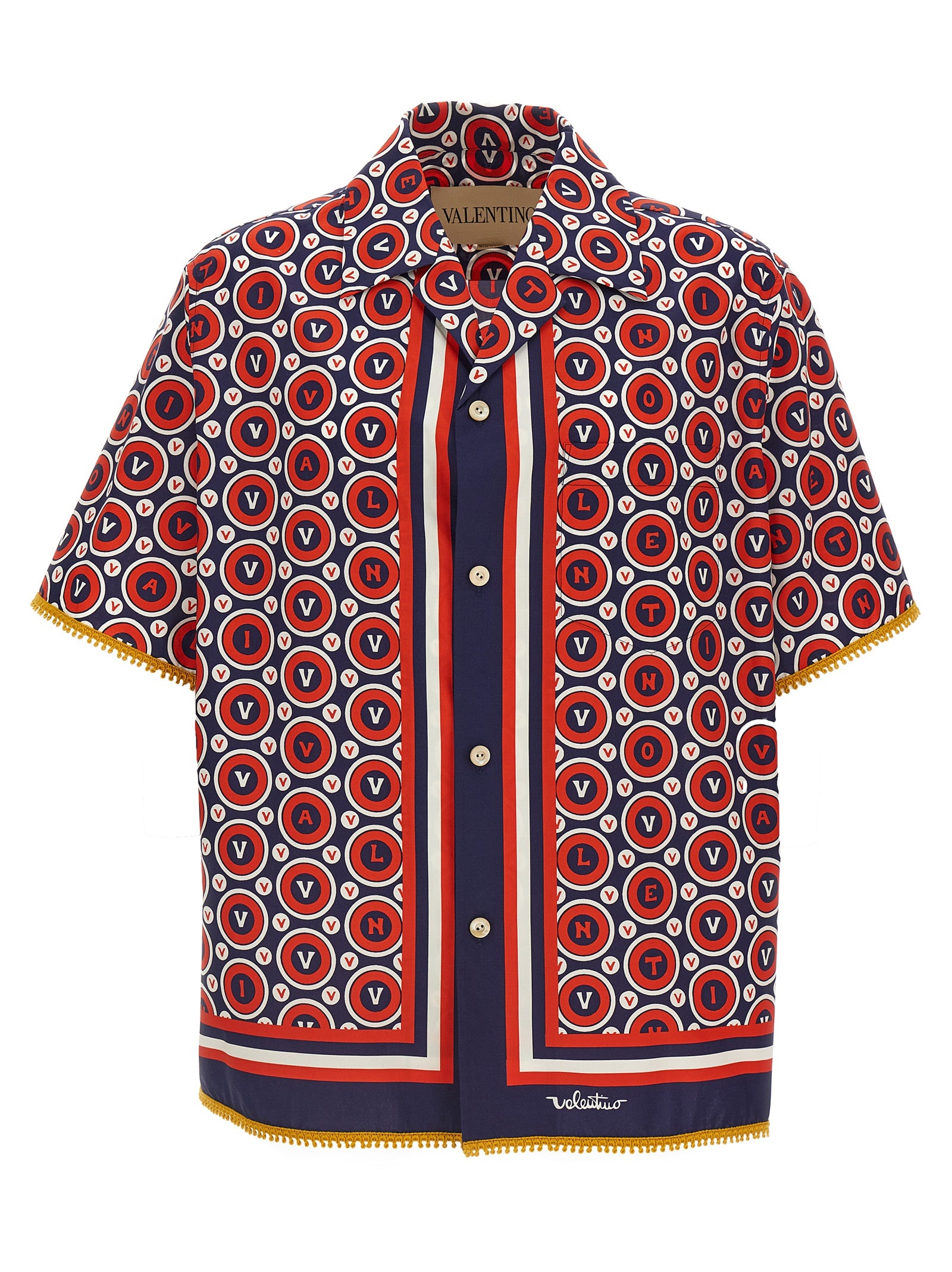 Valentino Garavani Multicolor Cotton Blouse | Designer Couture
