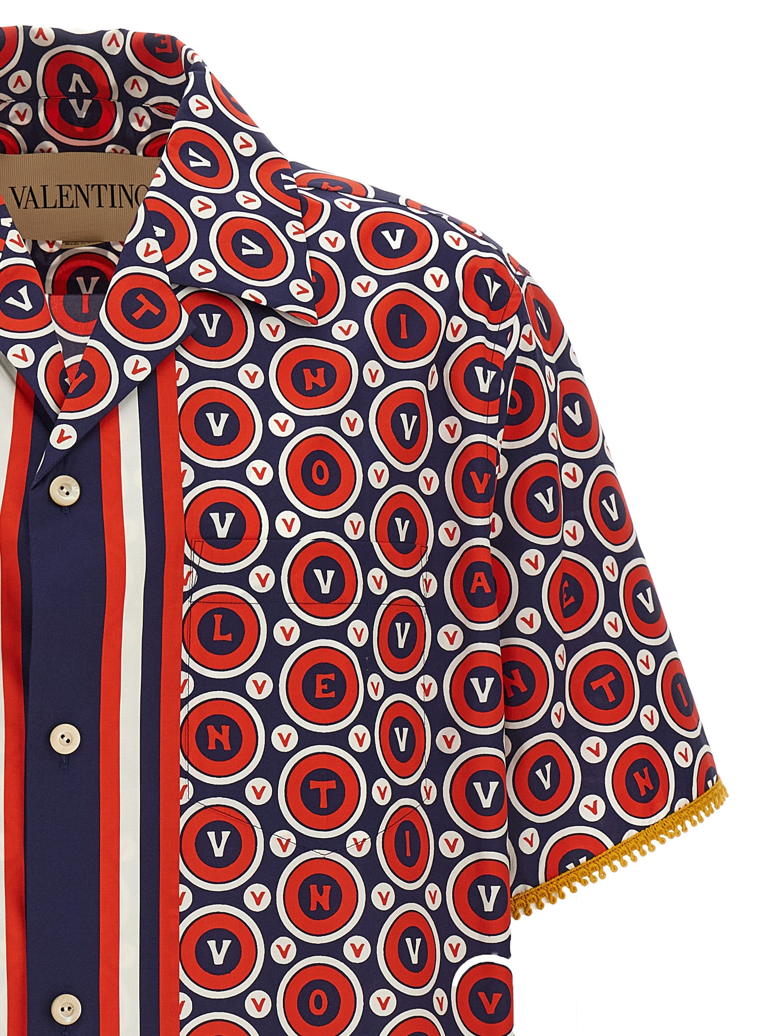 Valentino Garavani Multicolor Cotton Blouse | Designer Elegance