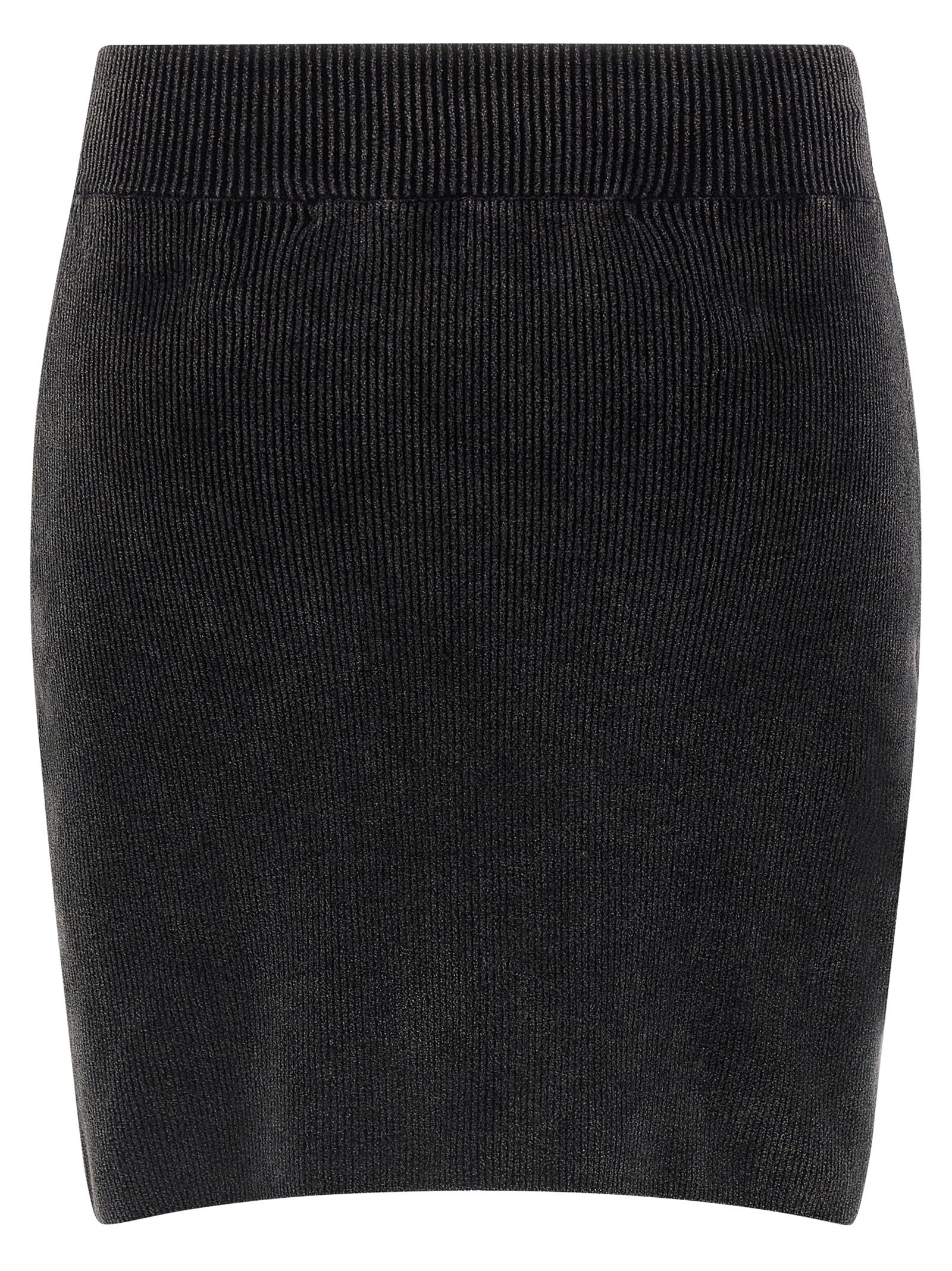 Alexander Wang Black Cotton Long Skirt | Designer Couture Elegance