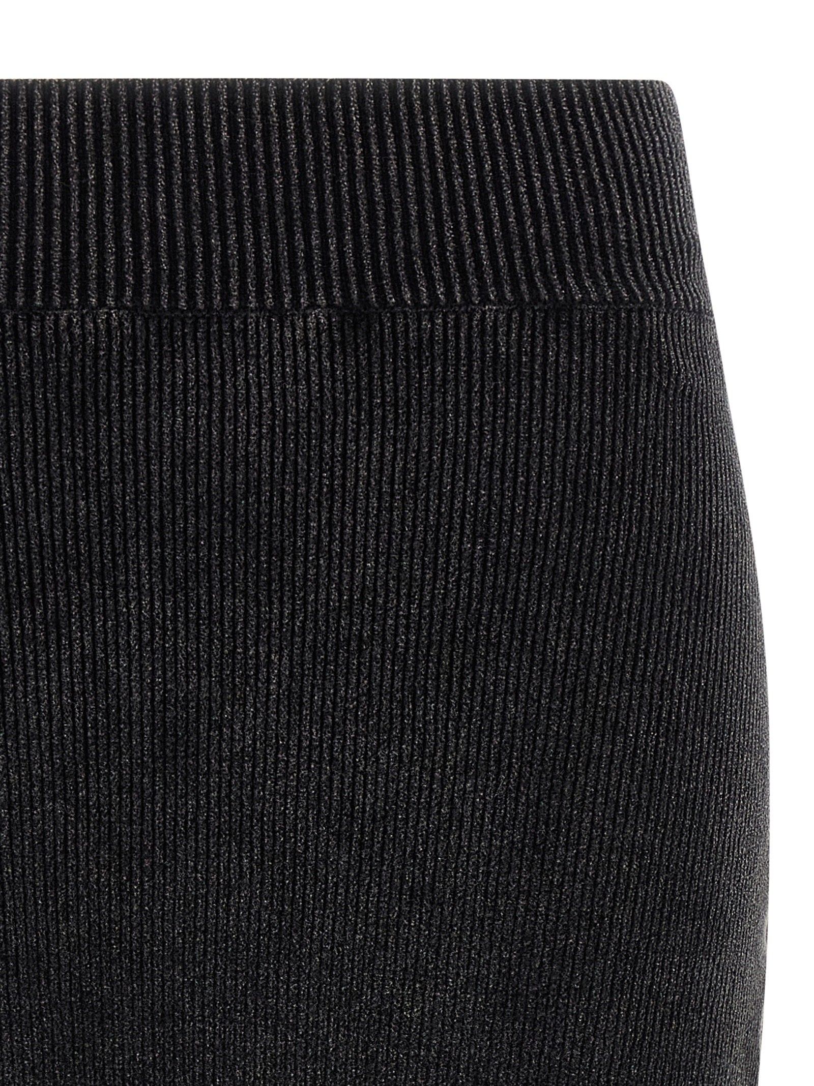 Alexander Wang Black Cotton Long Skirt - Designer Couture Elegance