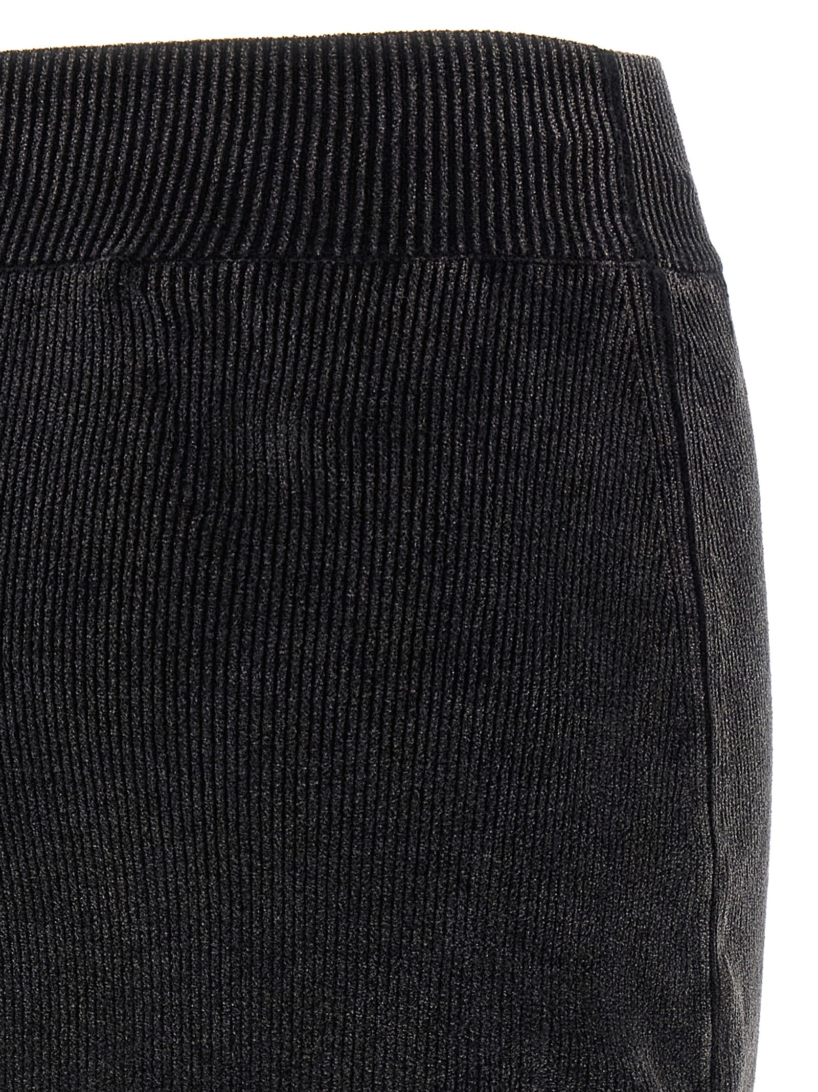 Alexander Wang Black Cotton Long Skirt – Designer Couture Elegance