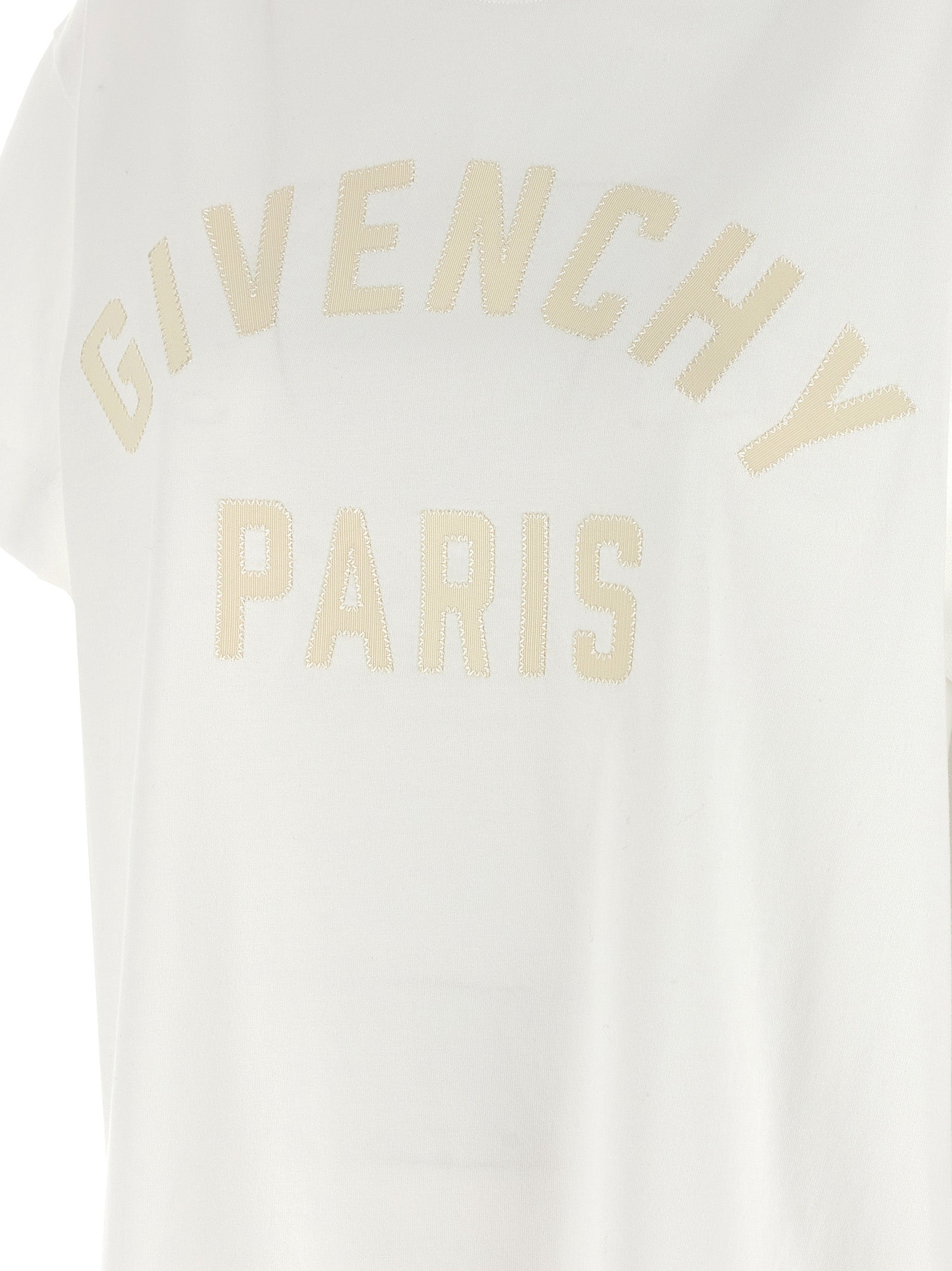 Givenchy White Cotton T-Shirt | Designer Casual Elegance