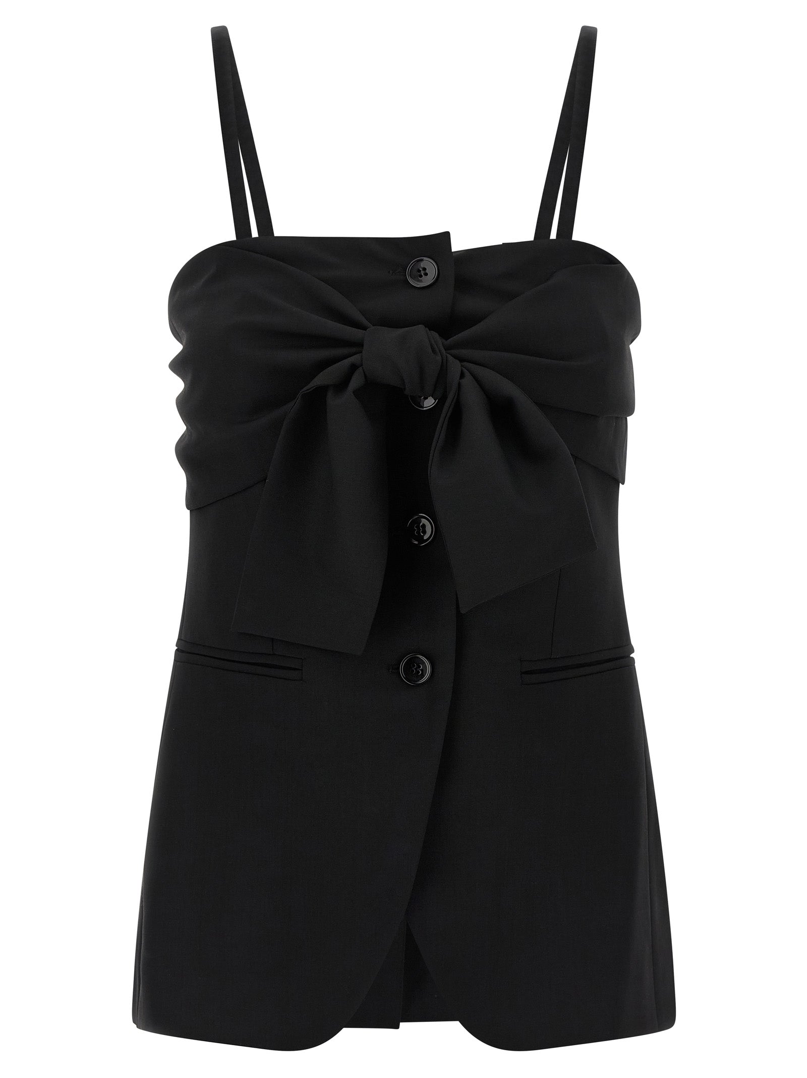 Discover the allure of Max Mara's Black Virgin Wool Off-Shoulder Couture Top, a masterpiece of Italian craftsmanship that embodies timeless elegance and sophistication.