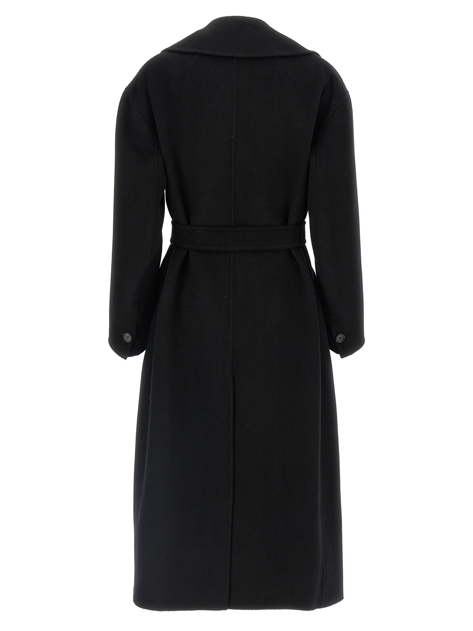 Max Mara Dalila Coat - Exquisite Black Virgin Wool Elegance