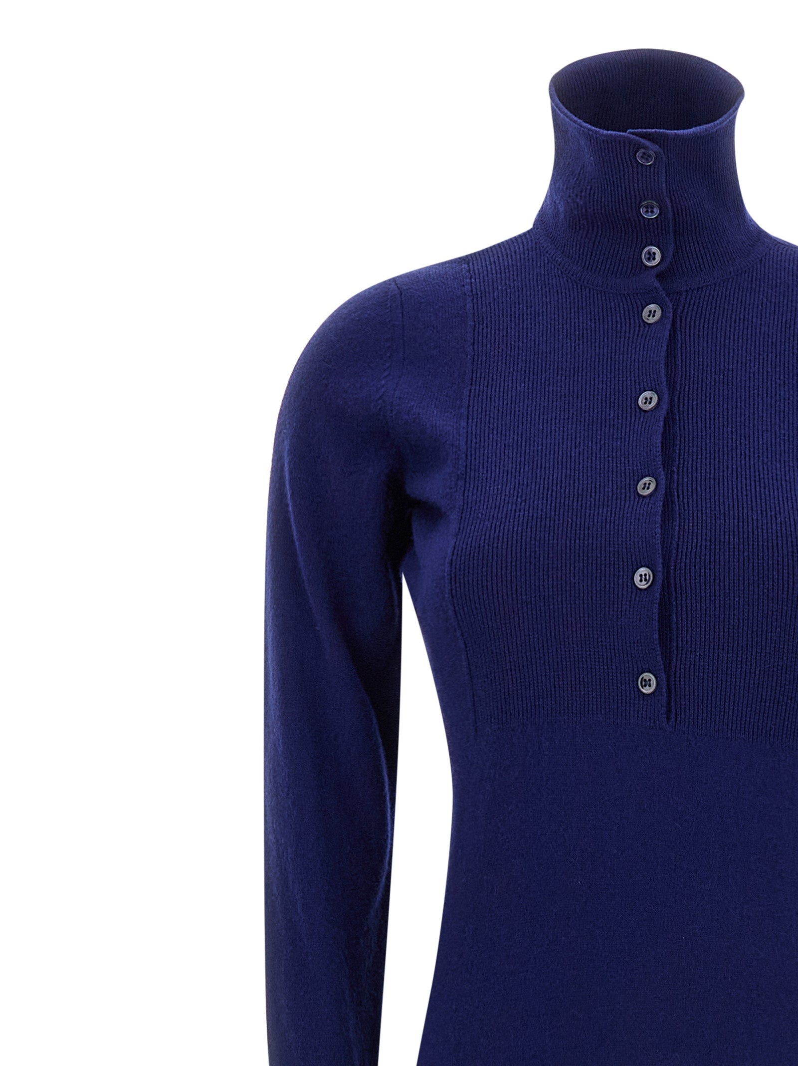 Experience the allure of the Tom Ford Blue Cashmere Long Dress, a luxurious blend of sophistication and comfort, crafted in Italy for timeless elegance.