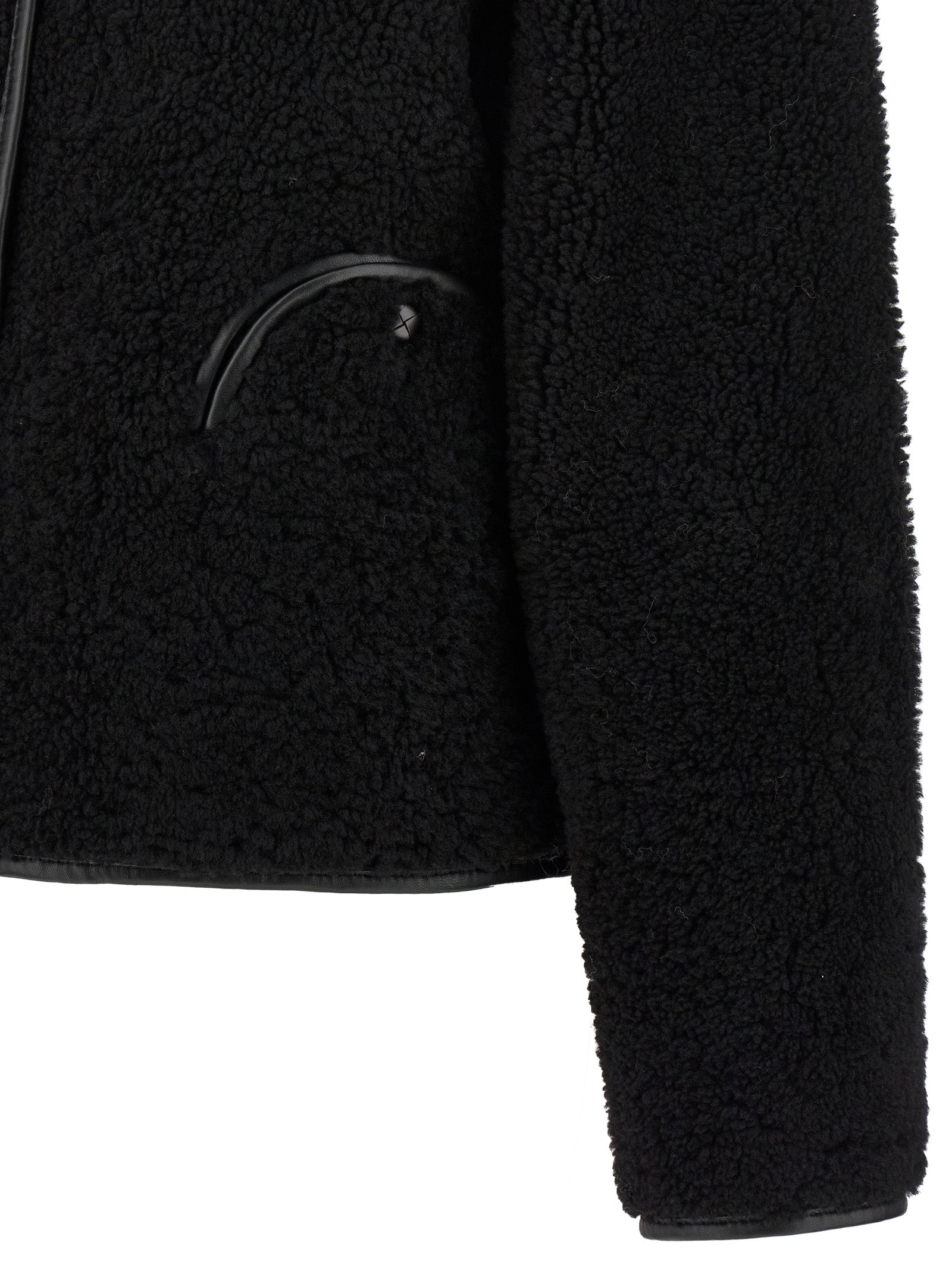Blazé Milano Black Lamb Leather Shell Jacket - Timeless Luxury